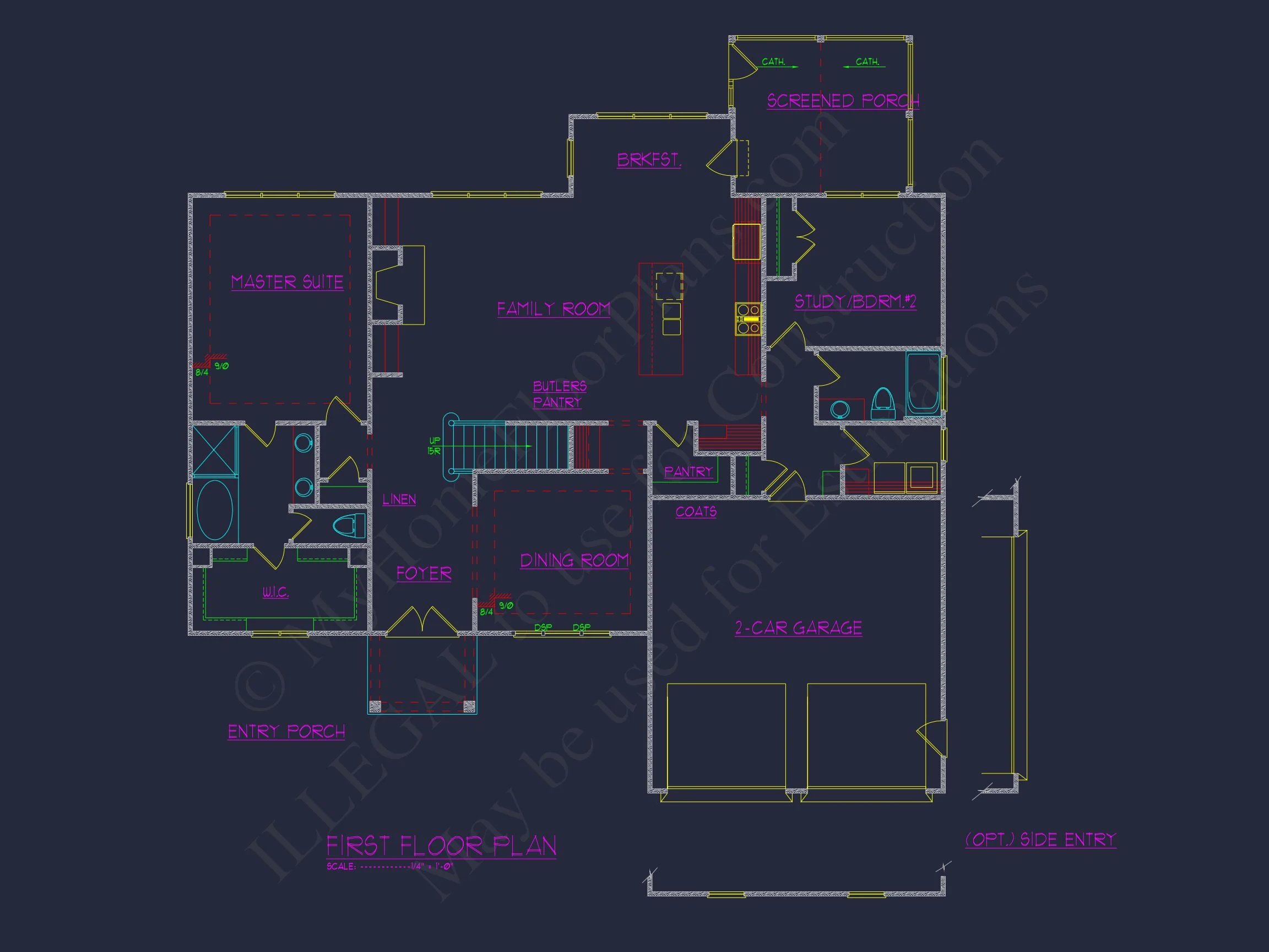 Craftsman Home Plan - 3-Bed, 2.5-Bath, 2,350 SF 5 Modern Craftsman house Plan with Spacious Floor Plans & CAD