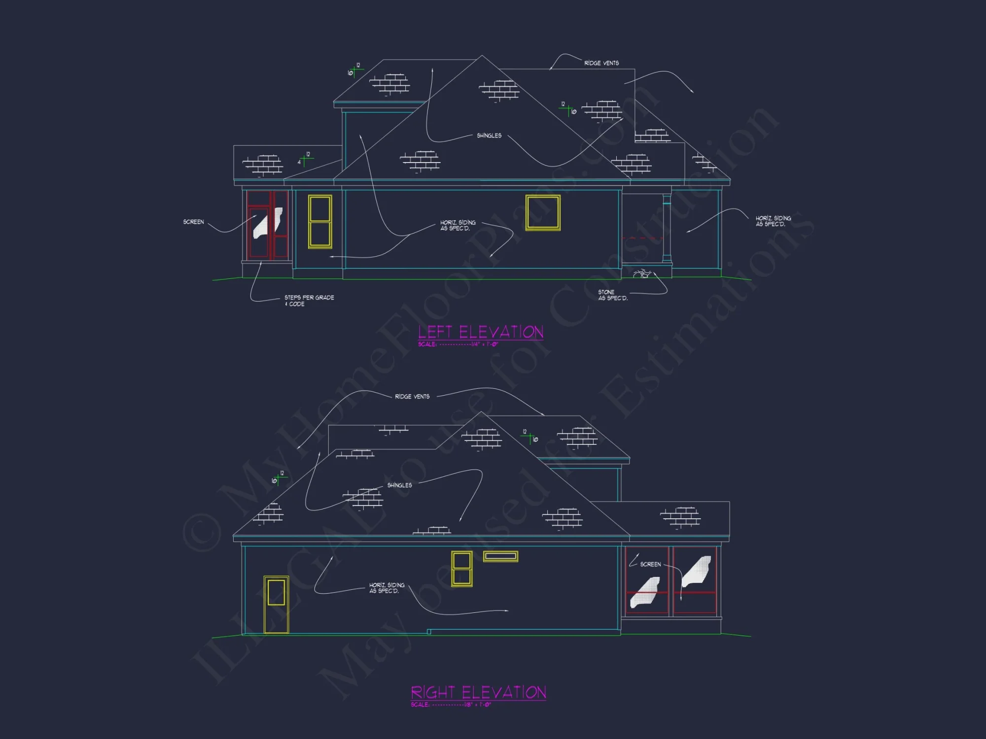 Modern Craftsman house Plan with Spacious Floor Plans & CAD