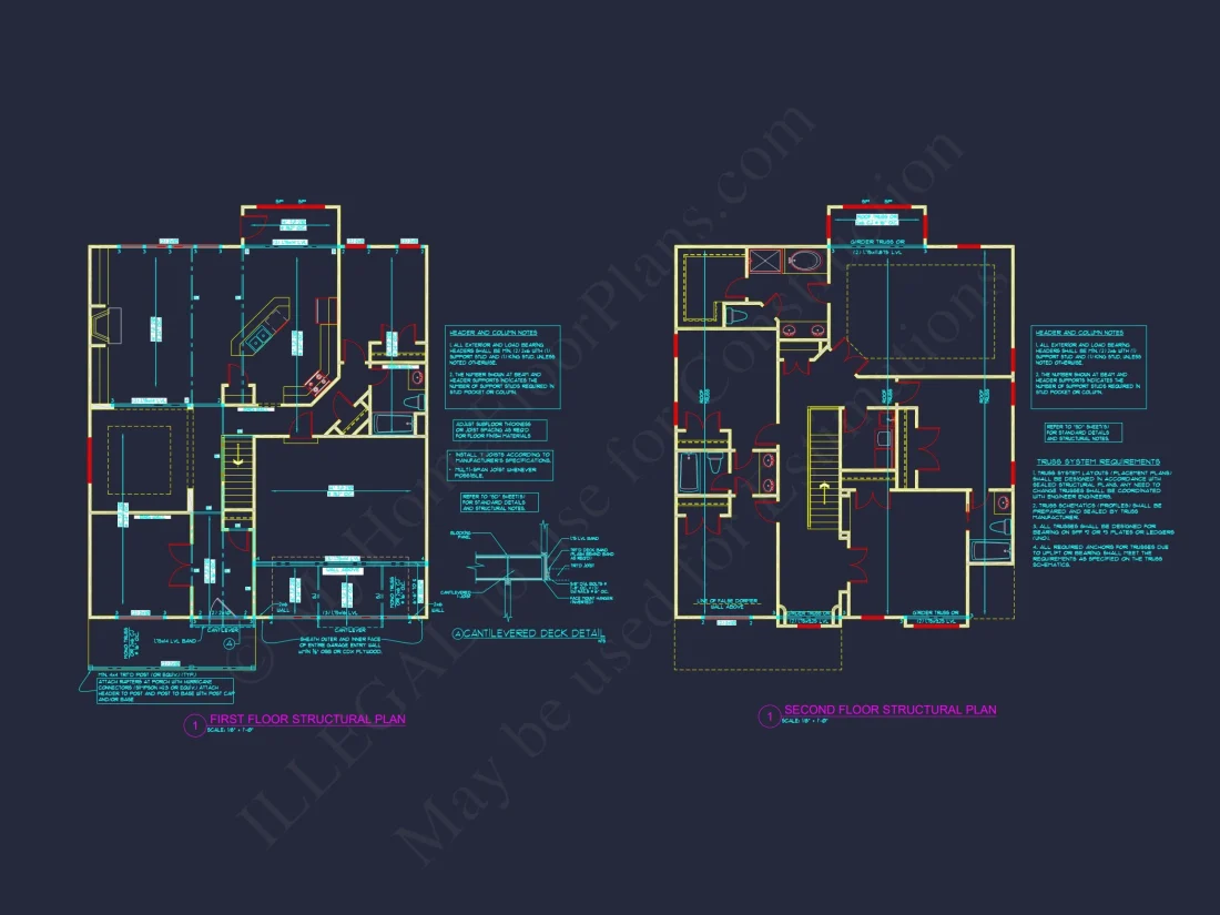 Stunning 2-Story house Plan with CAD Designs & Modern Features