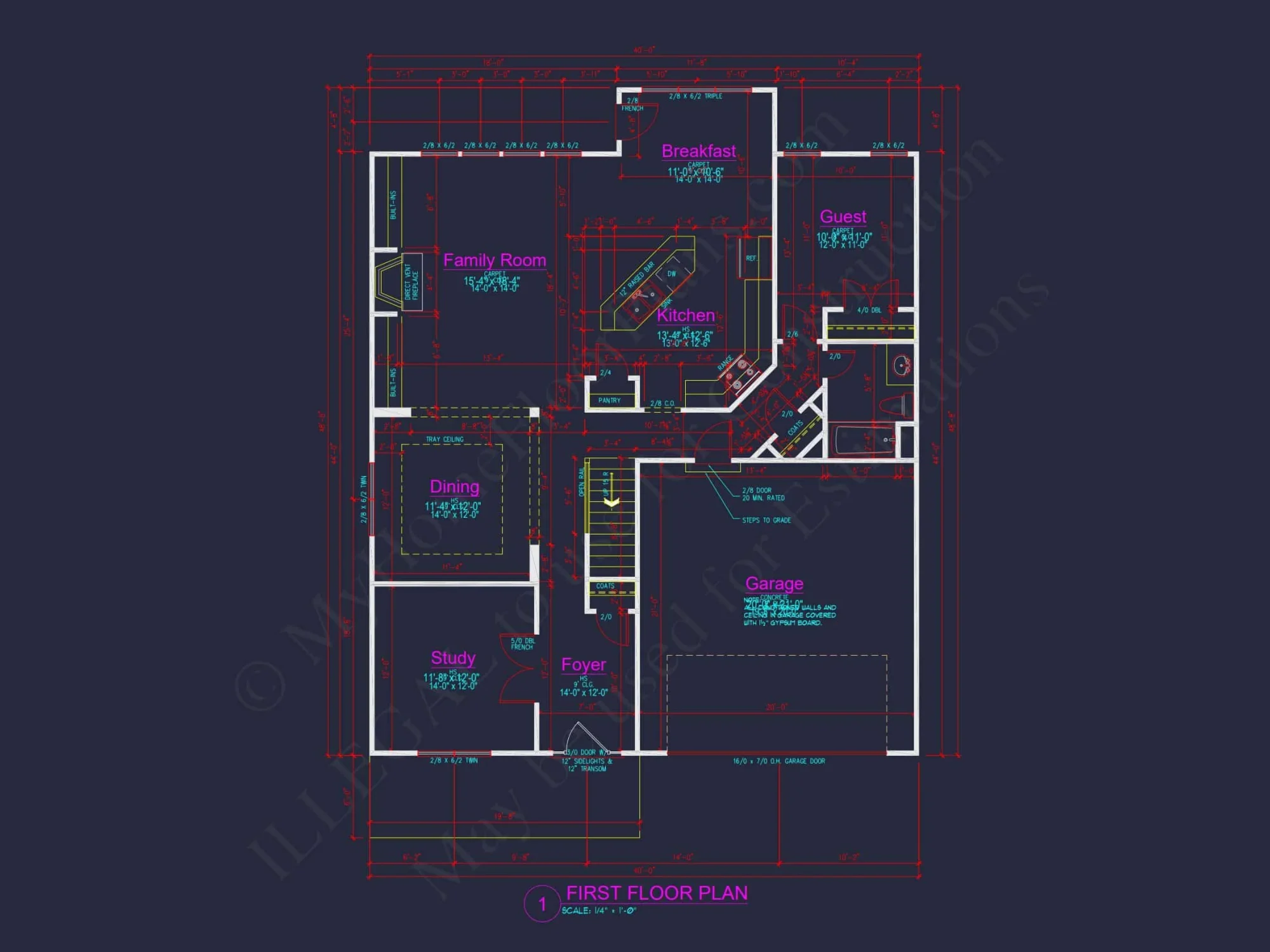 Stunning 2-Story house Plan with CAD Designs & Modern Features