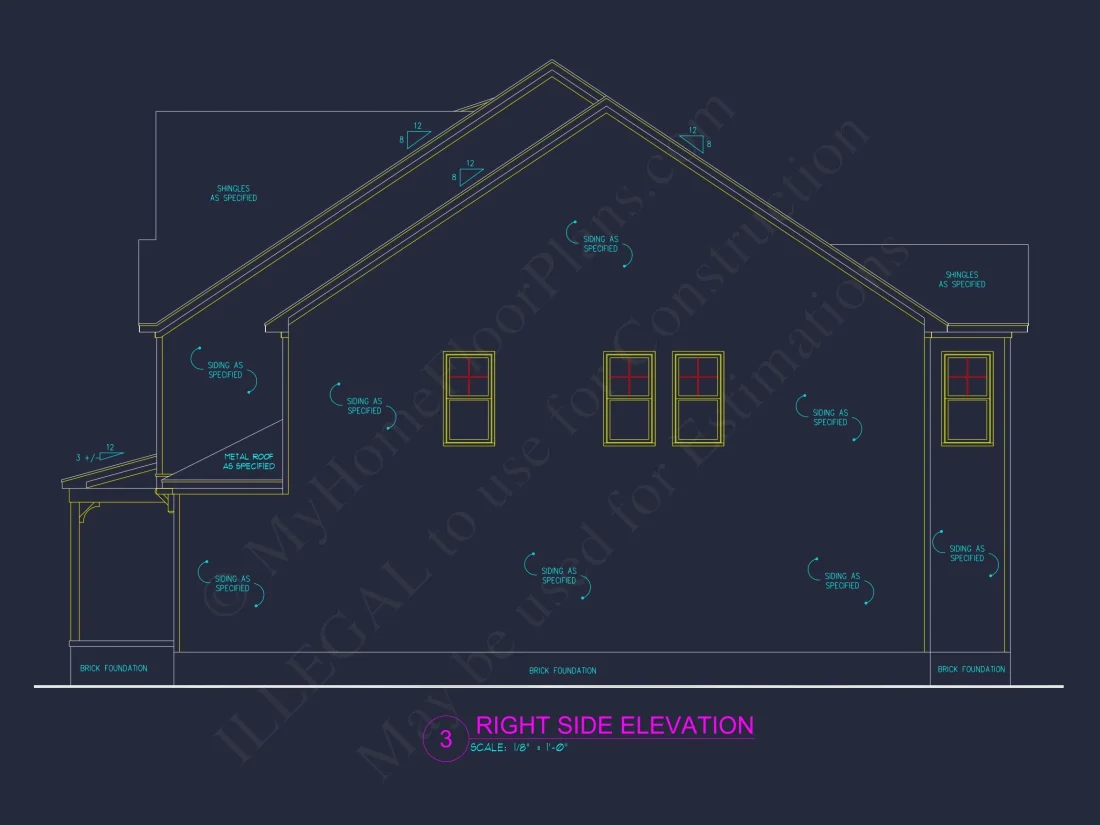 Stunning 2-Story house Plan with CAD Designs & Modern Features