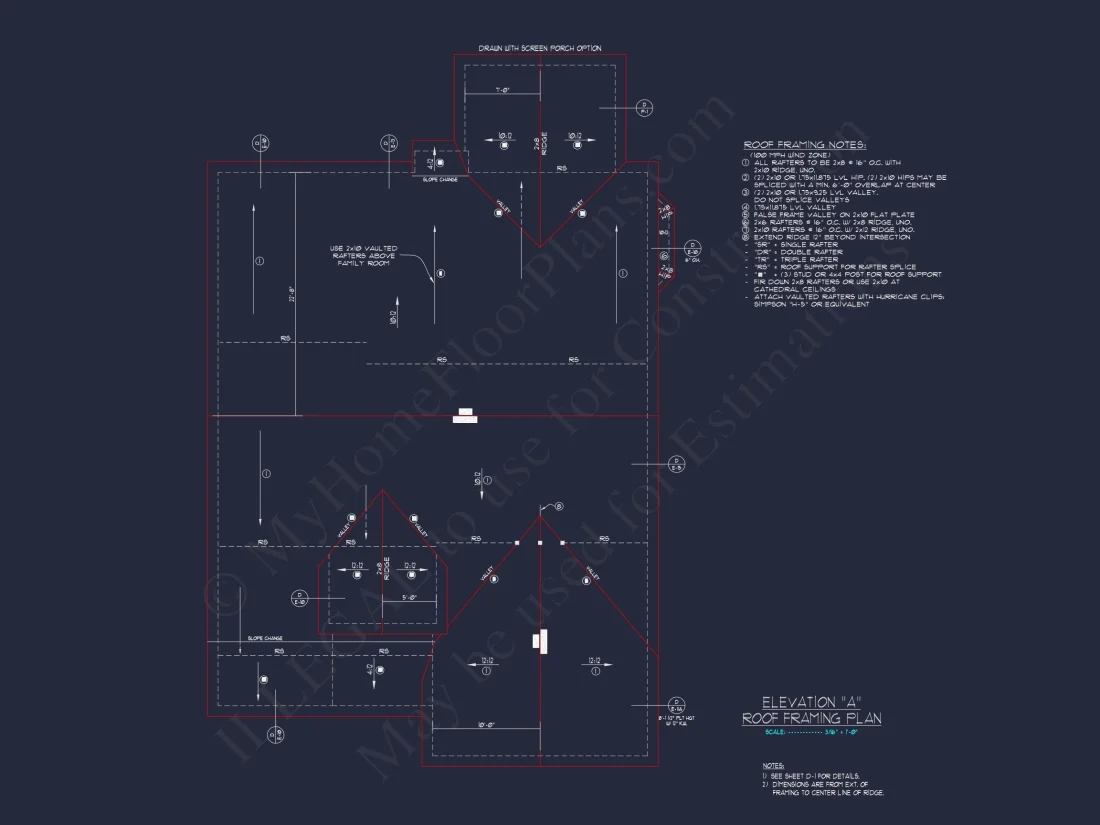 Craftsman house Plan with 2 Floors, 3 Beds & CAD Designs