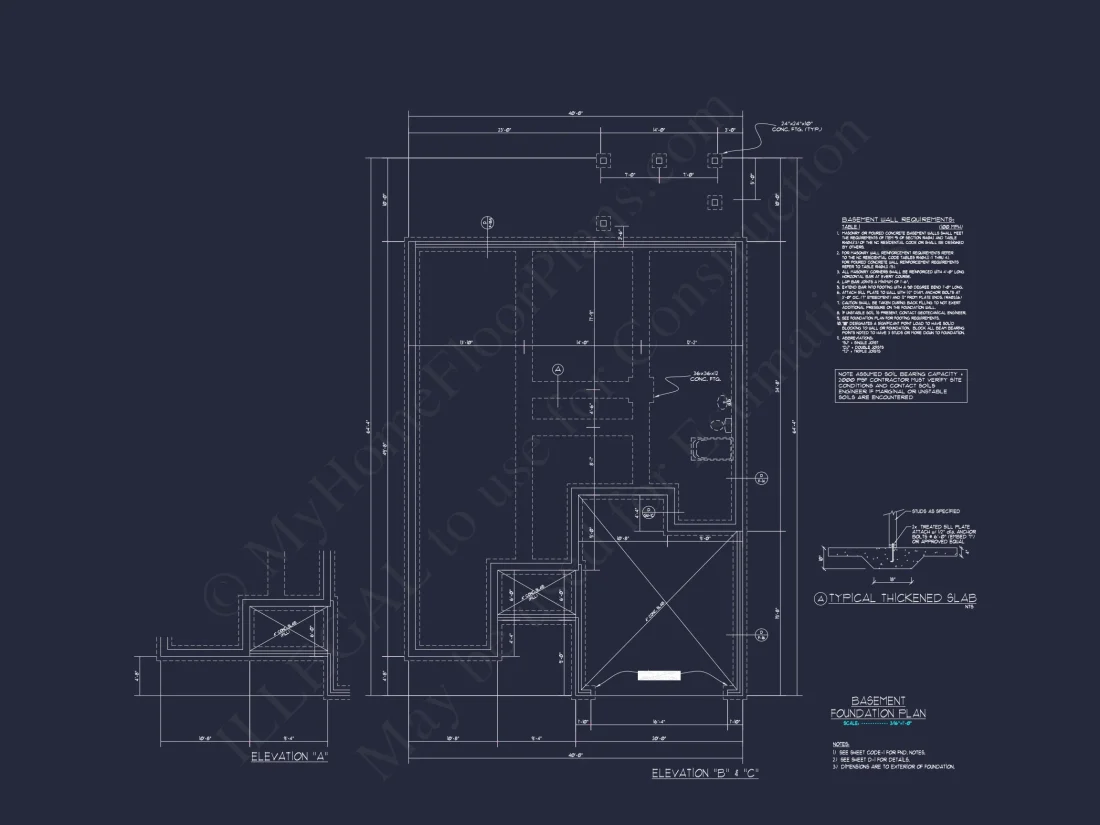 Craftsman house Plan with 2 Floors, 3 Beds & CAD Designs