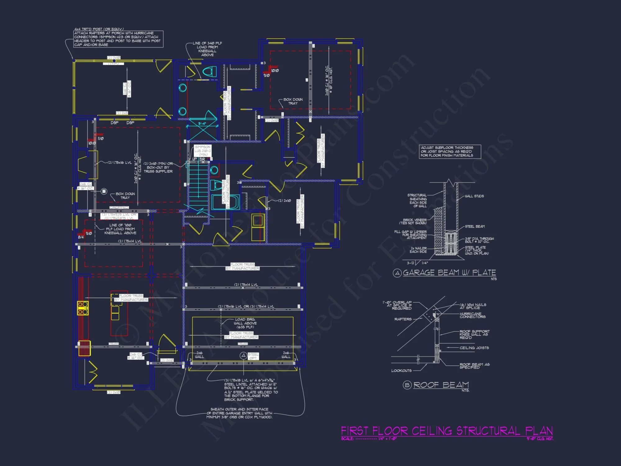 Custom house Floor Plan: CAD Designs and Blueprint Details