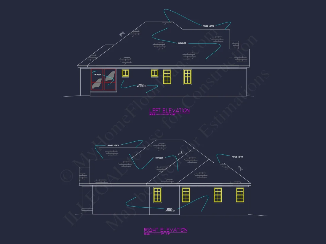 Custom house Floor Plan: CAD Designs and Blueprint Details