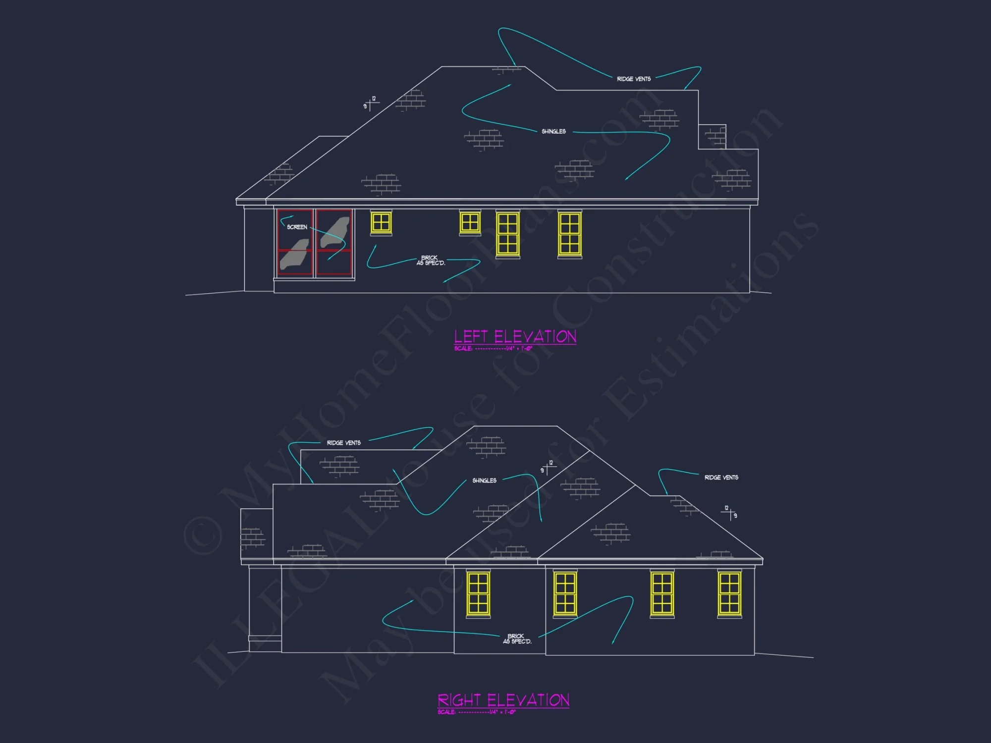 Custom house Floor Plan: CAD Designs and Blueprint Details