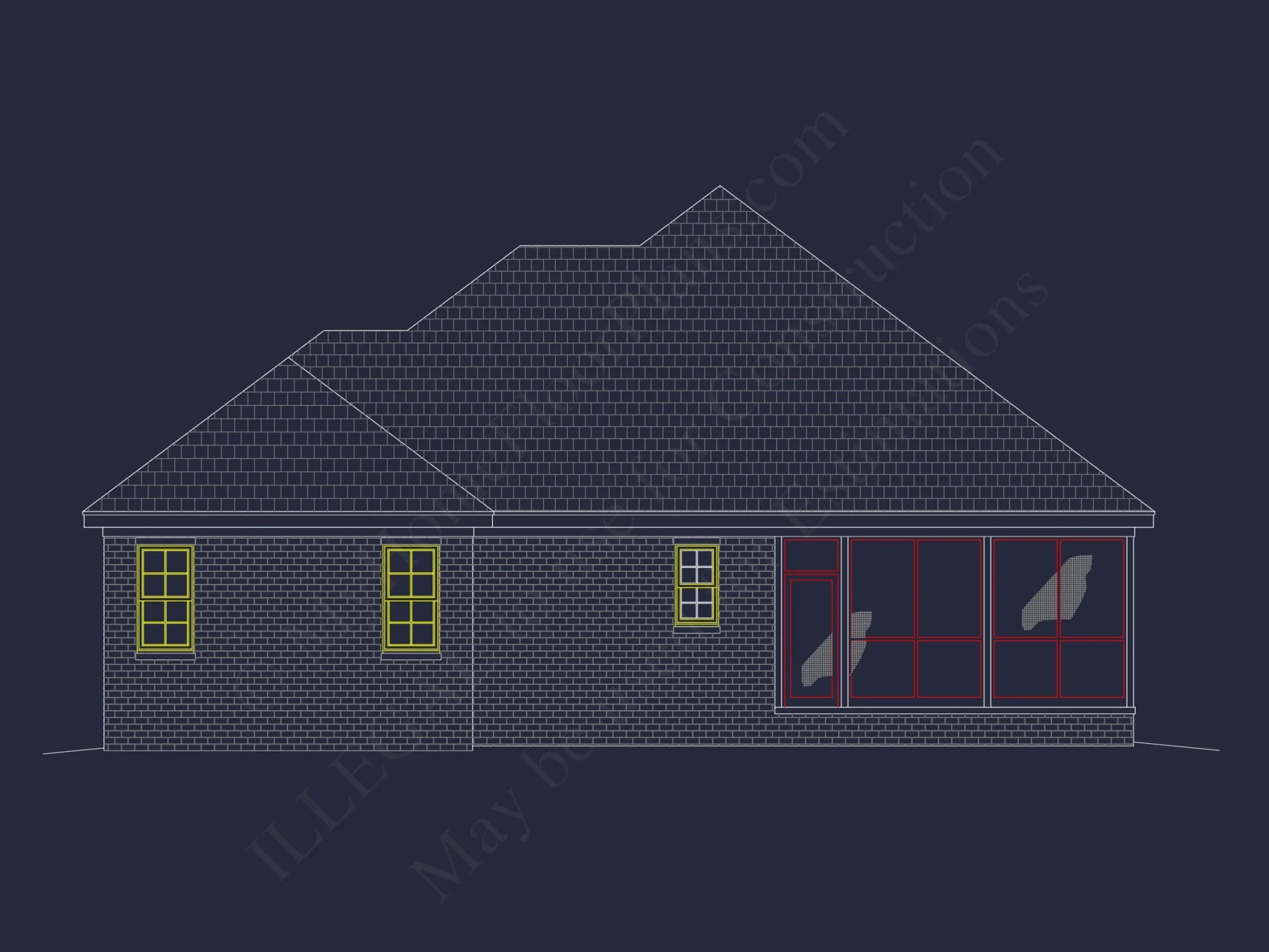 Custom house Floor Plan: CAD Designs and Blueprint Details