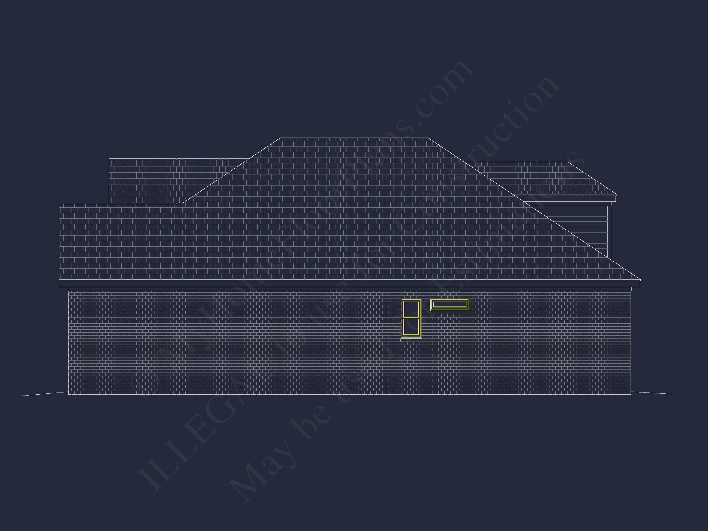 Traditional Craftsman house Floor Plan with CAD Designs