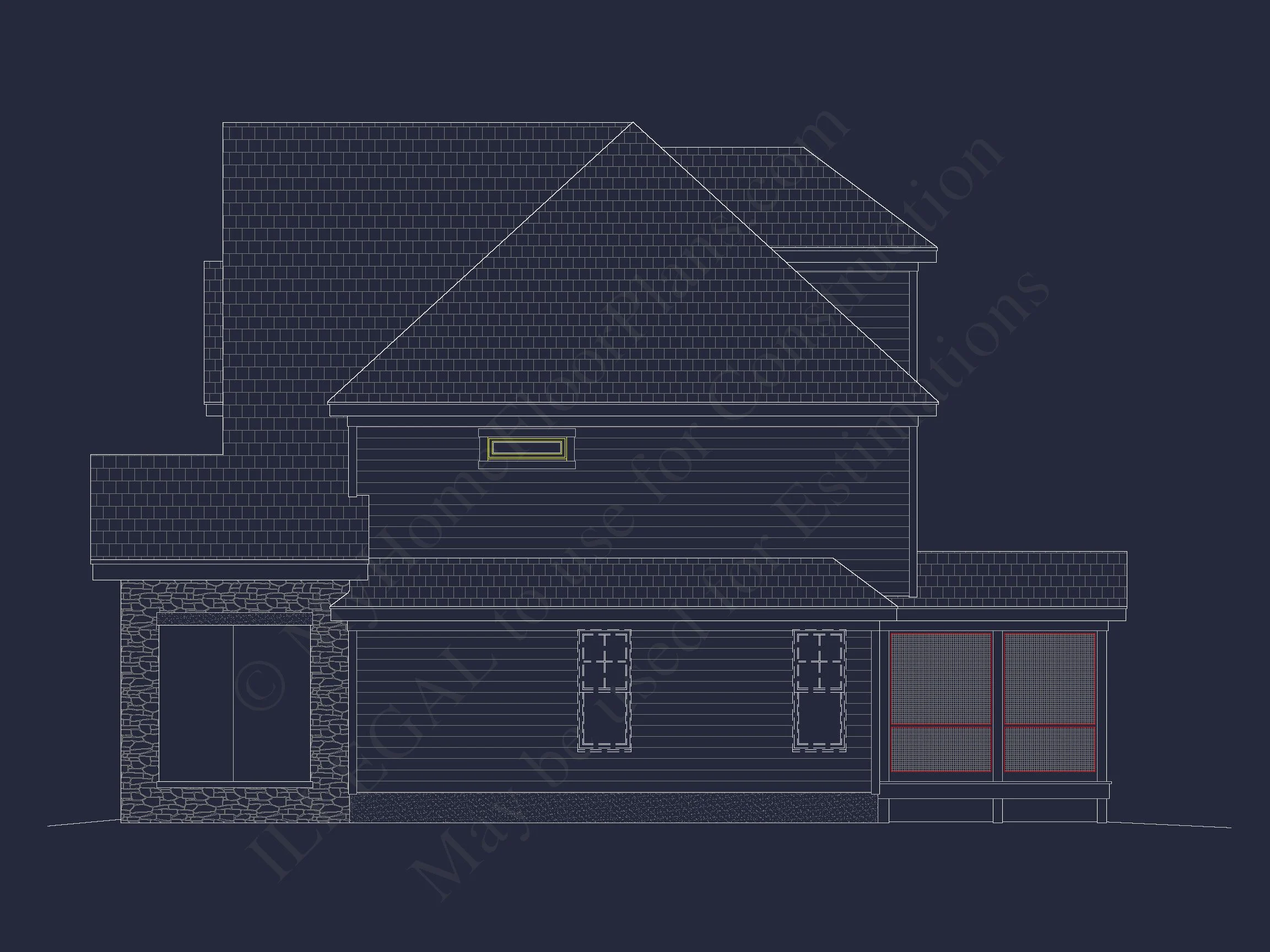 Modern Craftsman house Plan with Detailed Architecture Designs