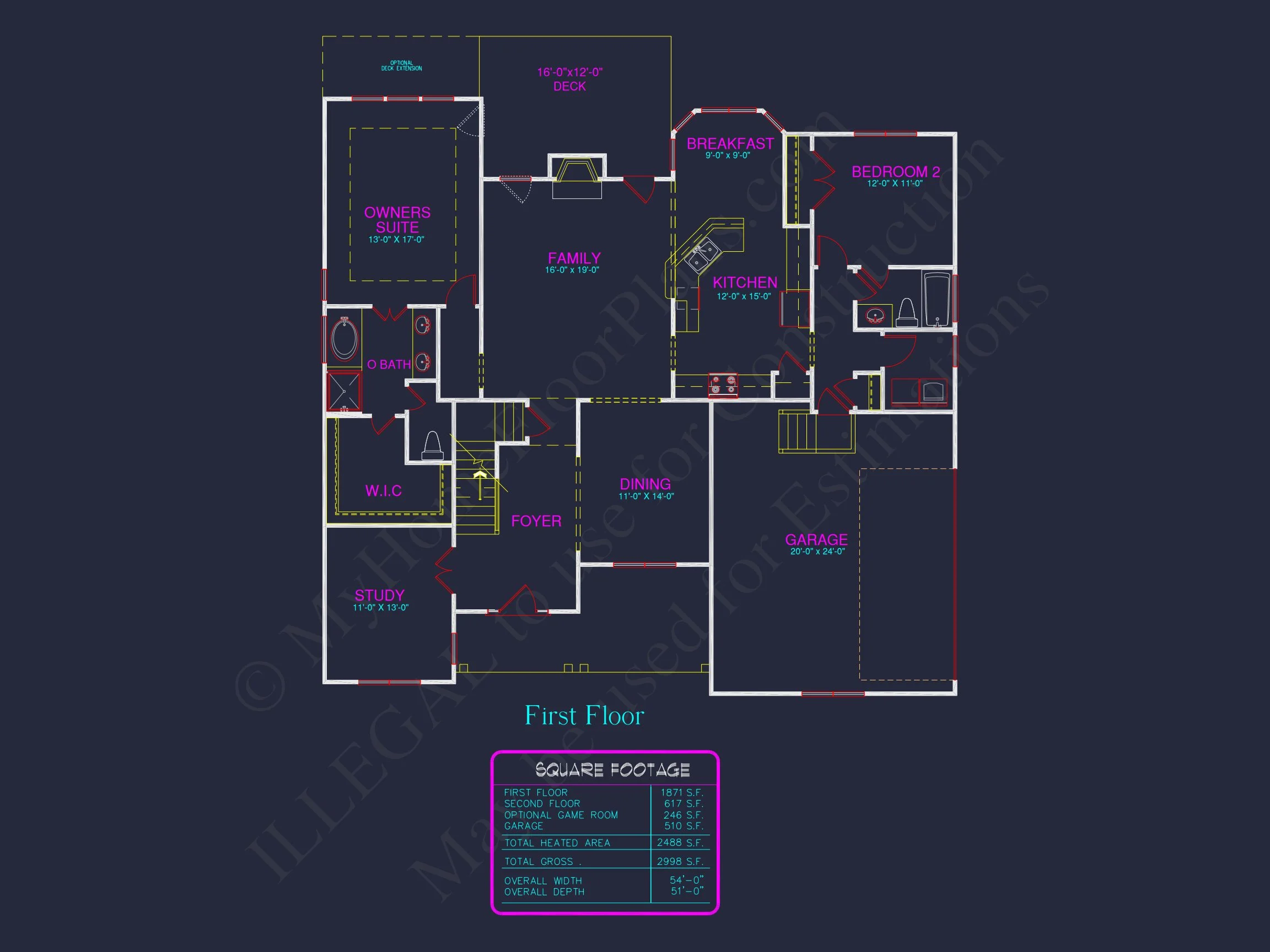 11-1074 HOUSE PLAN - House Floor Plan with CAD and Blueprint for Modern Designs 5 house Floor Plan with CAD and Blueprint for Modern Designs