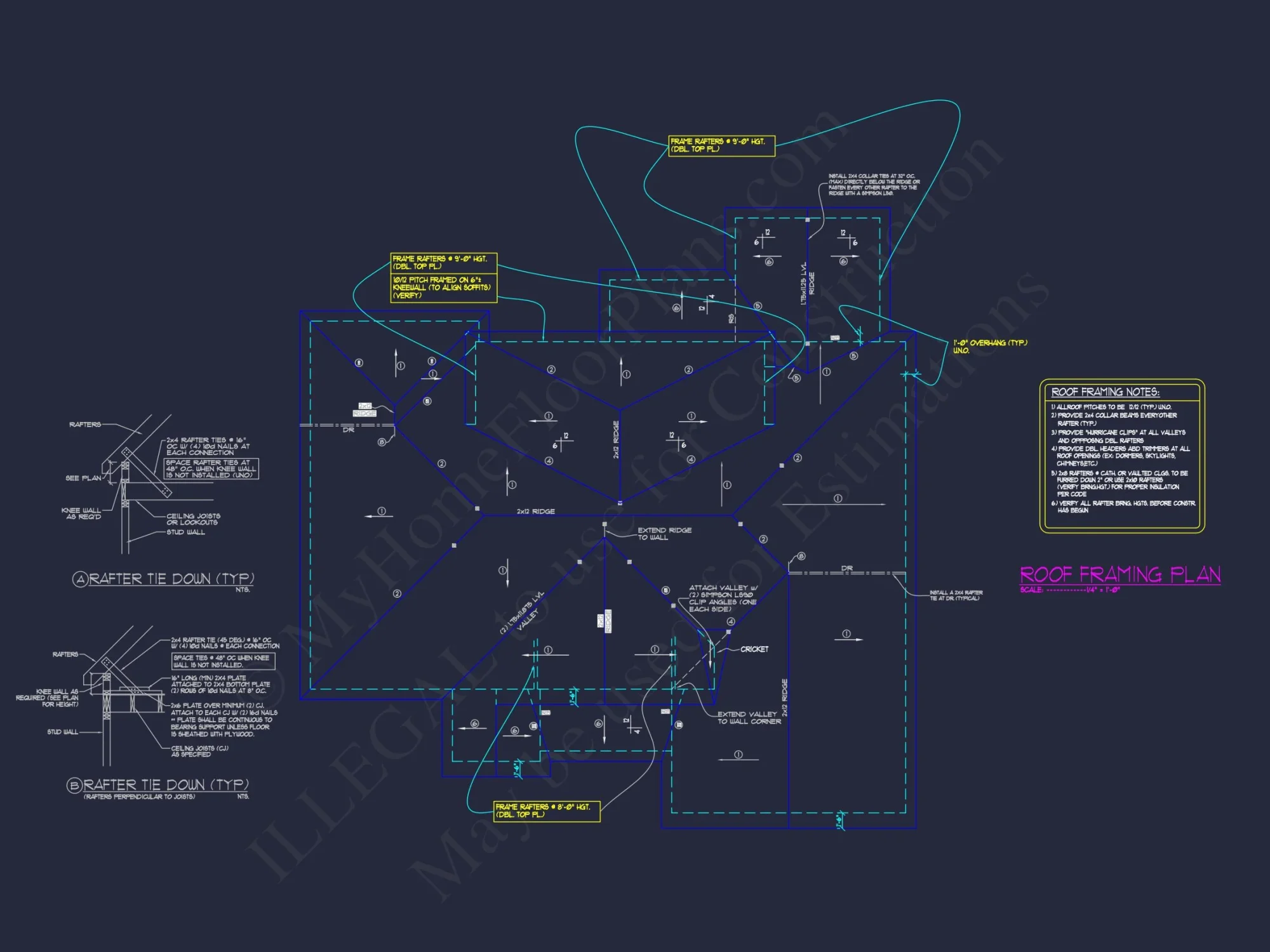 Stunning 5-Bedroom house Plan with Spacious CAD Designs