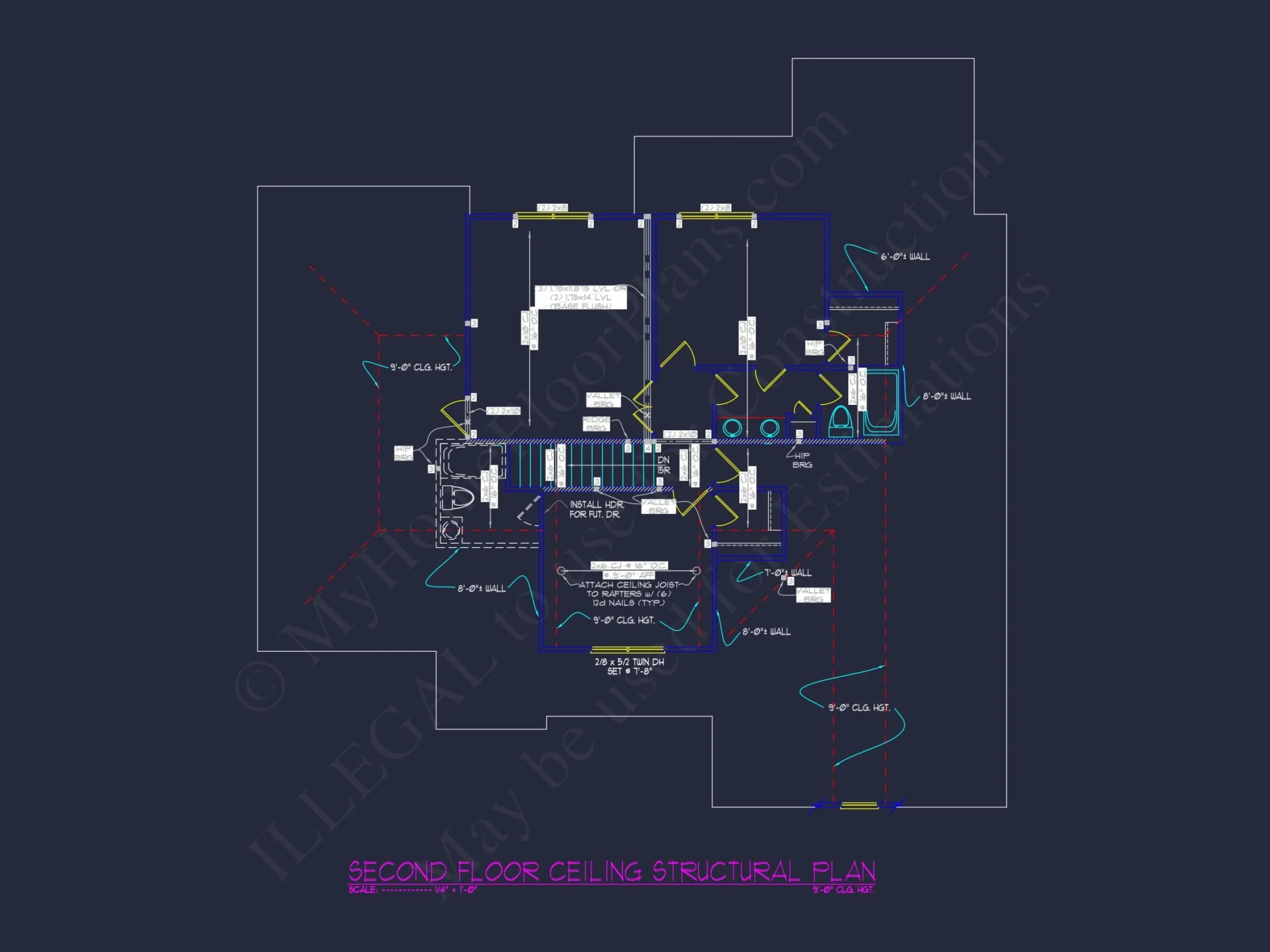 Stunning 5-Bedroom house Plan with Spacious CAD Designs