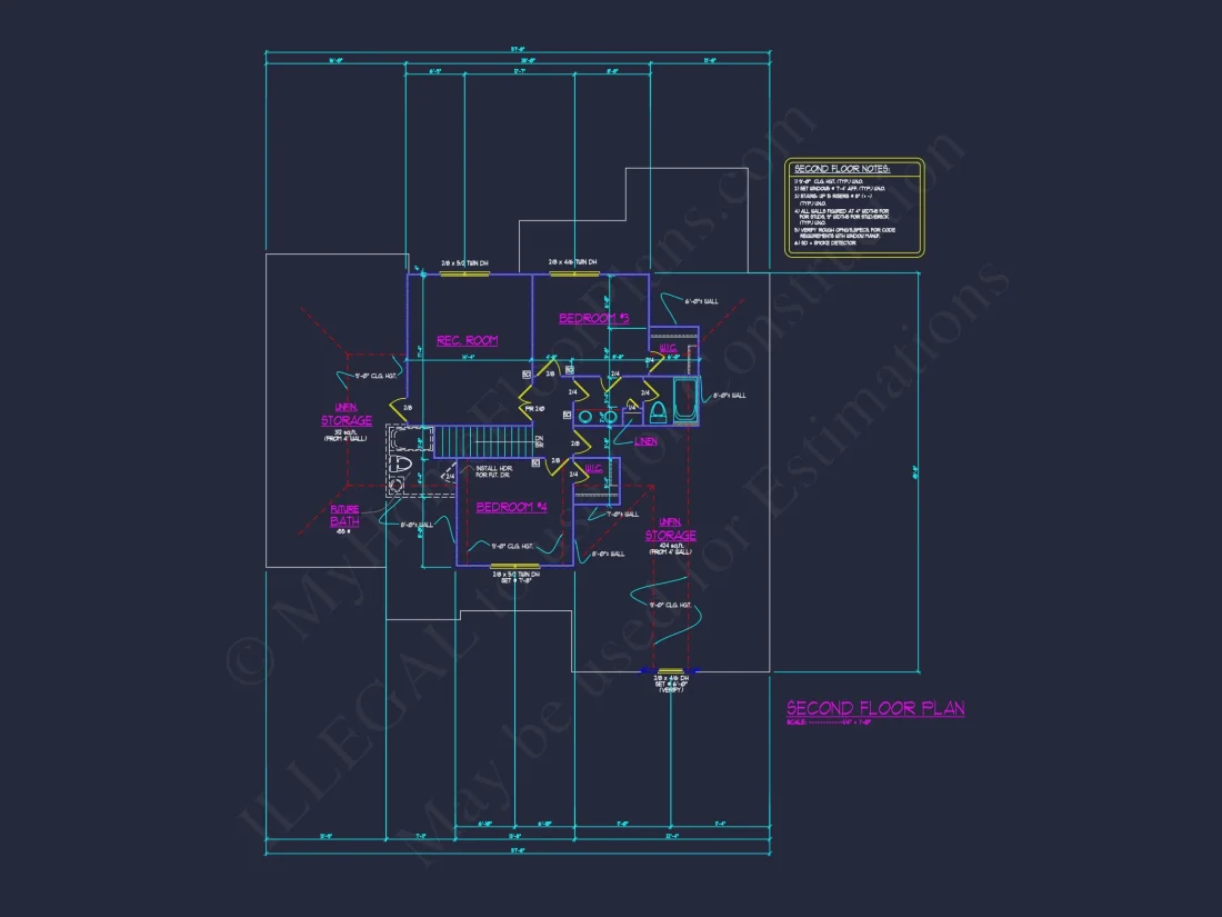 Stunning 5-Bedroom house Plan with Spacious CAD Designs