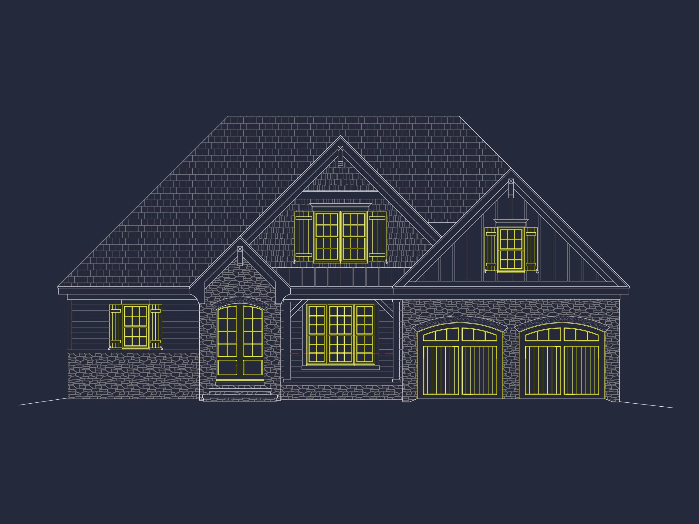 Stunning 5-Bedroom house Plan with Spacious CAD Designs