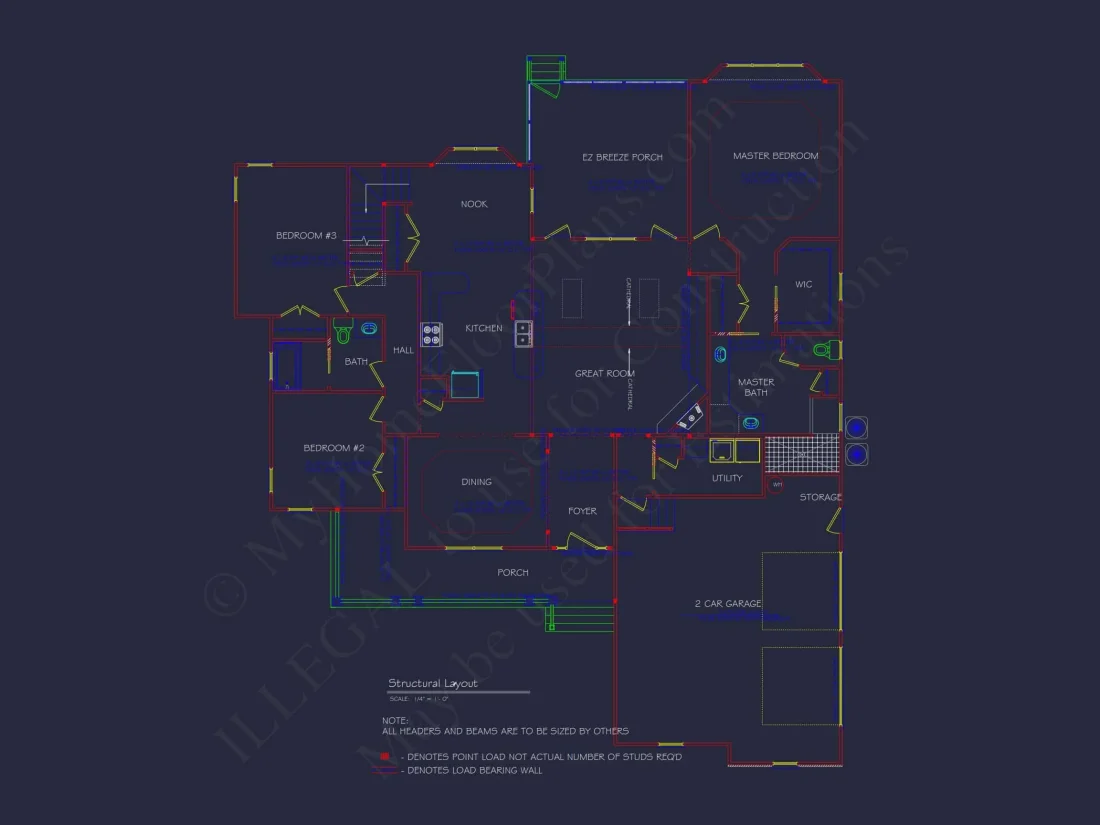 Beautiful house Plan with Detailed CAD Designs and Blueprint