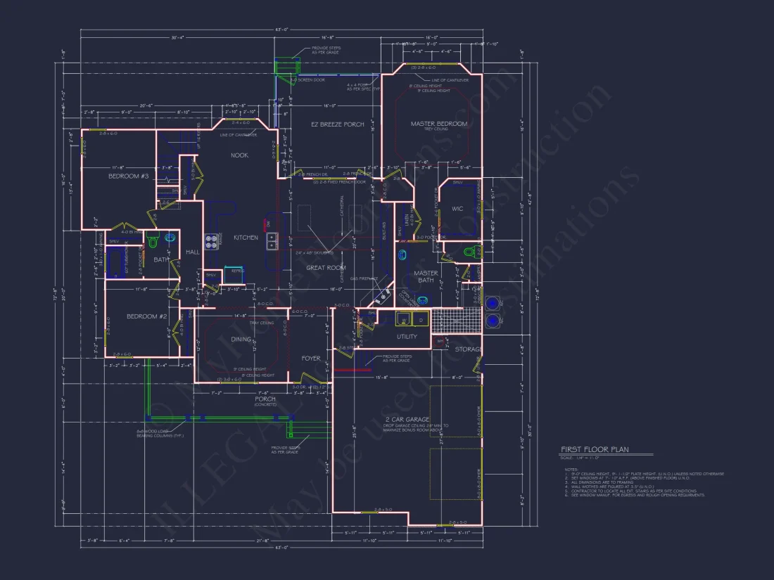 Beautiful house Plan with Detailed CAD Designs and Blueprint