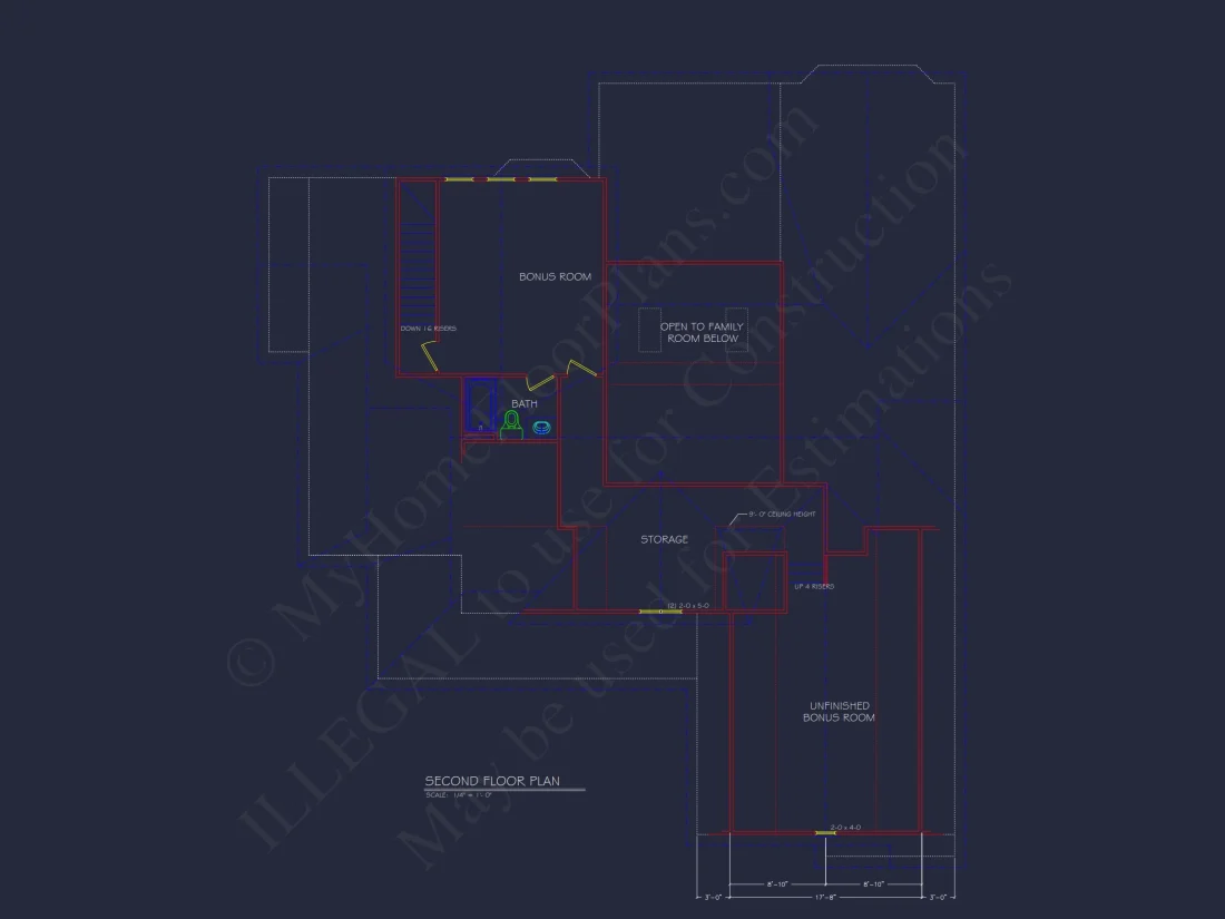 Beautiful house Plan with Detailed CAD Designs and Blueprint
