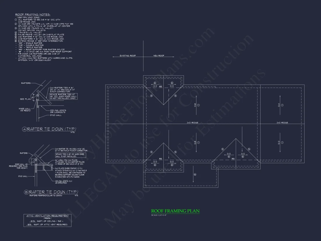 Modern Colonial Revival house Plan with Detailed Floor Designs