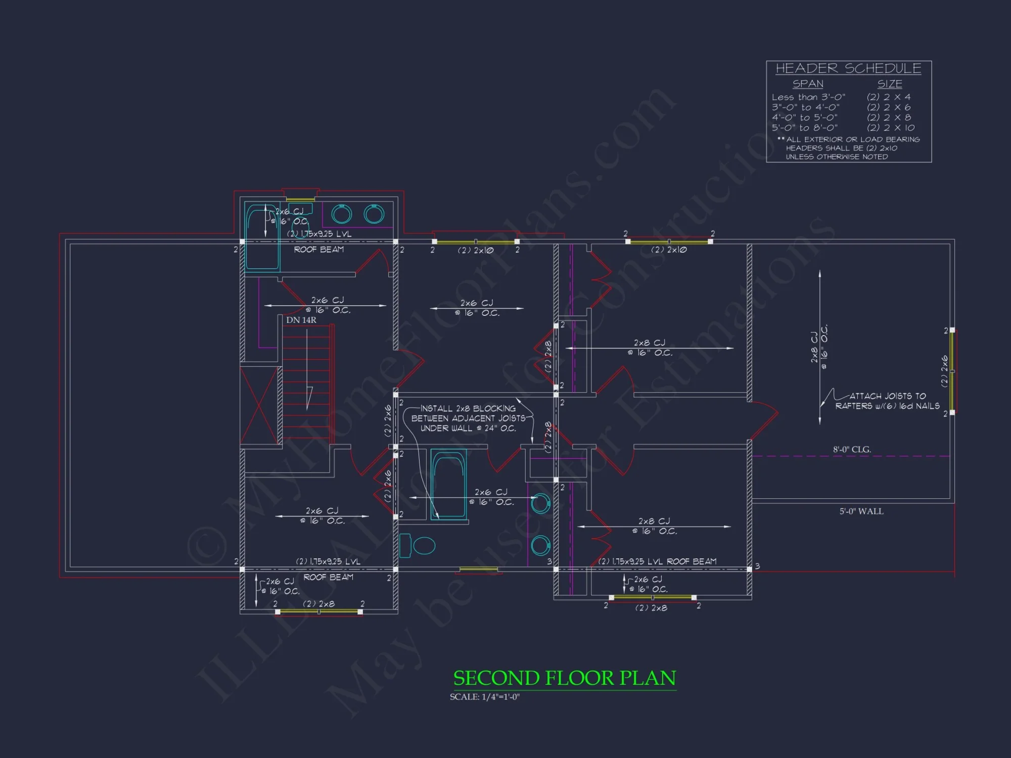 Modern Colonial Revival house Plan with Detailed Floor Designs