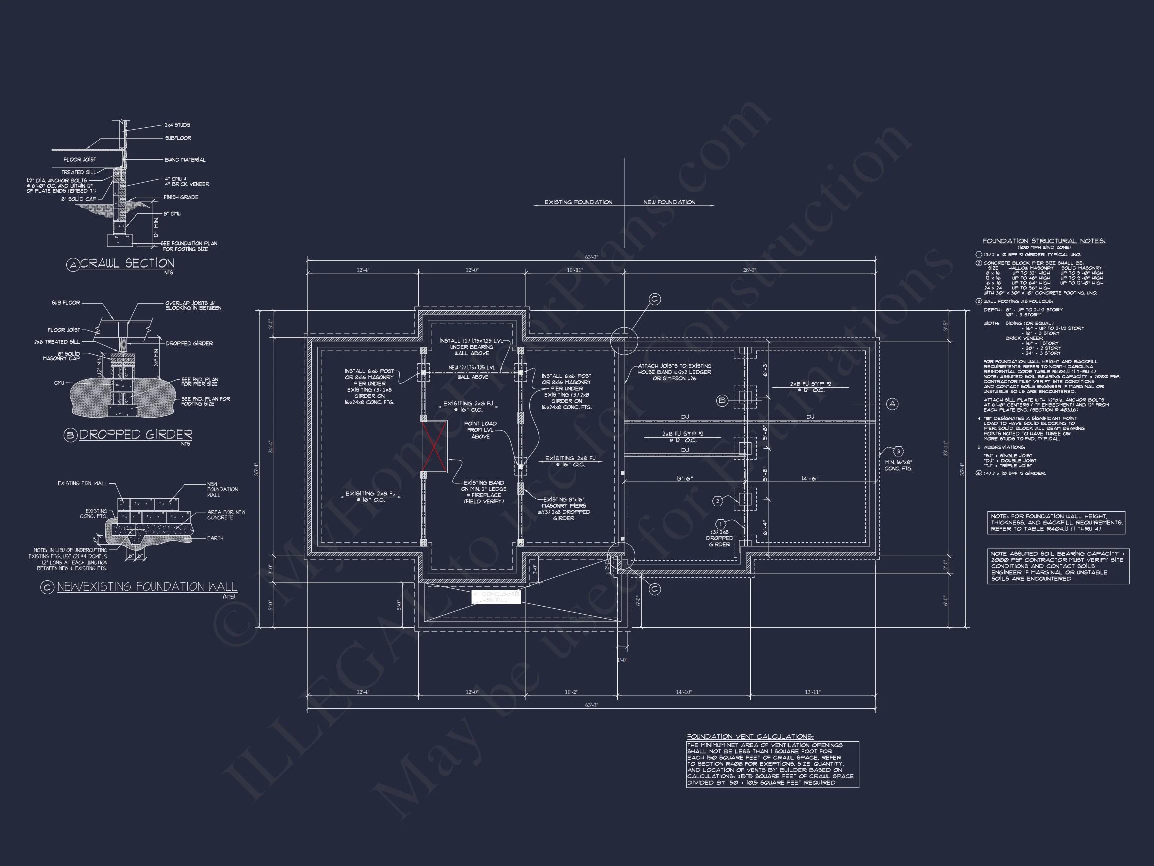 Modern Colonial Revival house Plan with Detailed Floor Designs