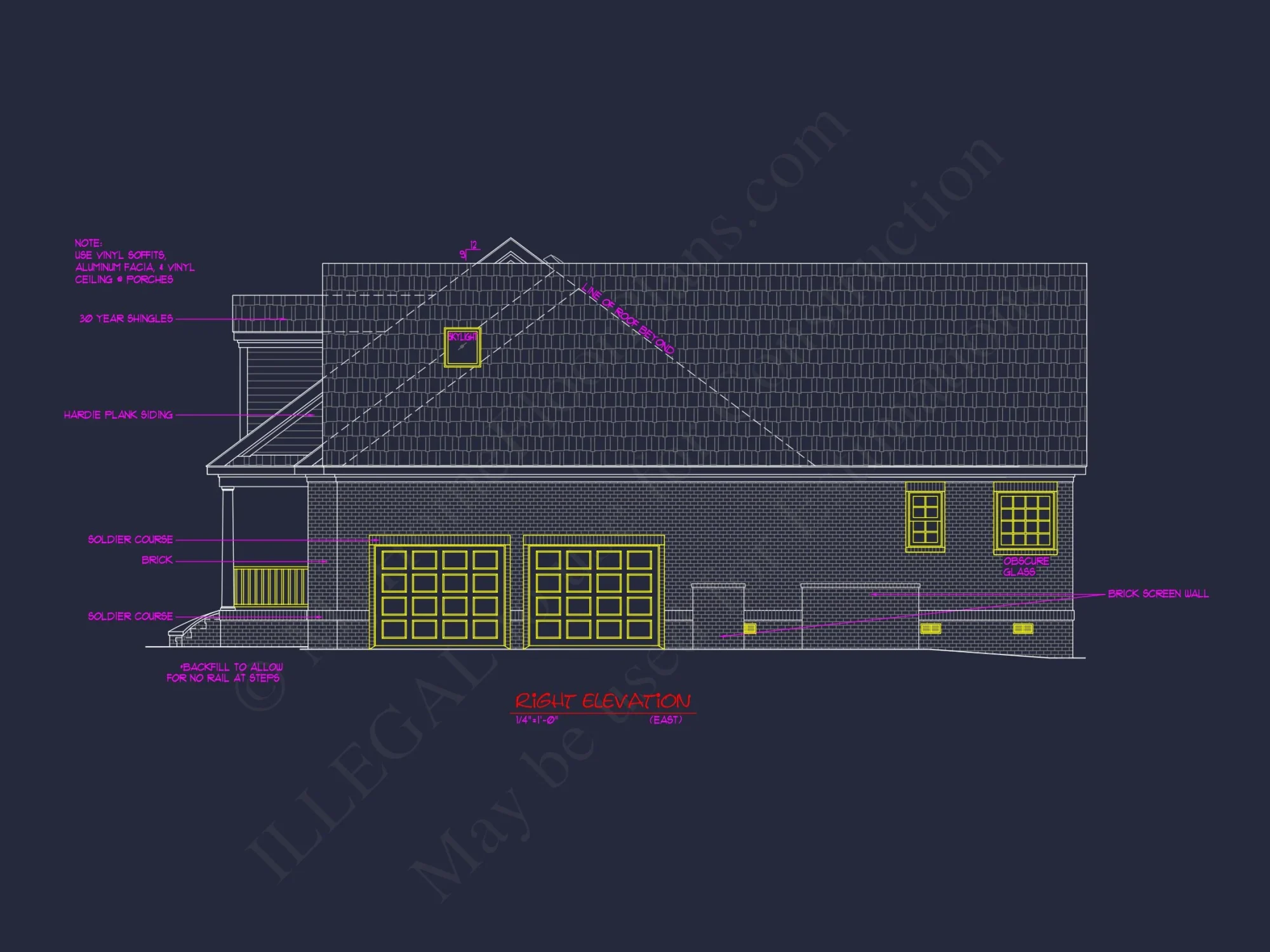 Traditional 2-Story house Plan with 3 Beds & Garage