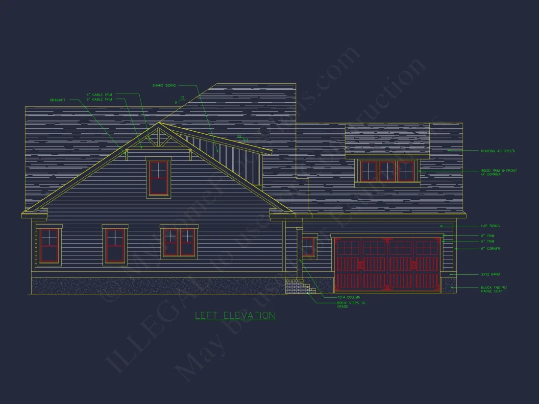 Craftsman house Plan & Blueprint Designs