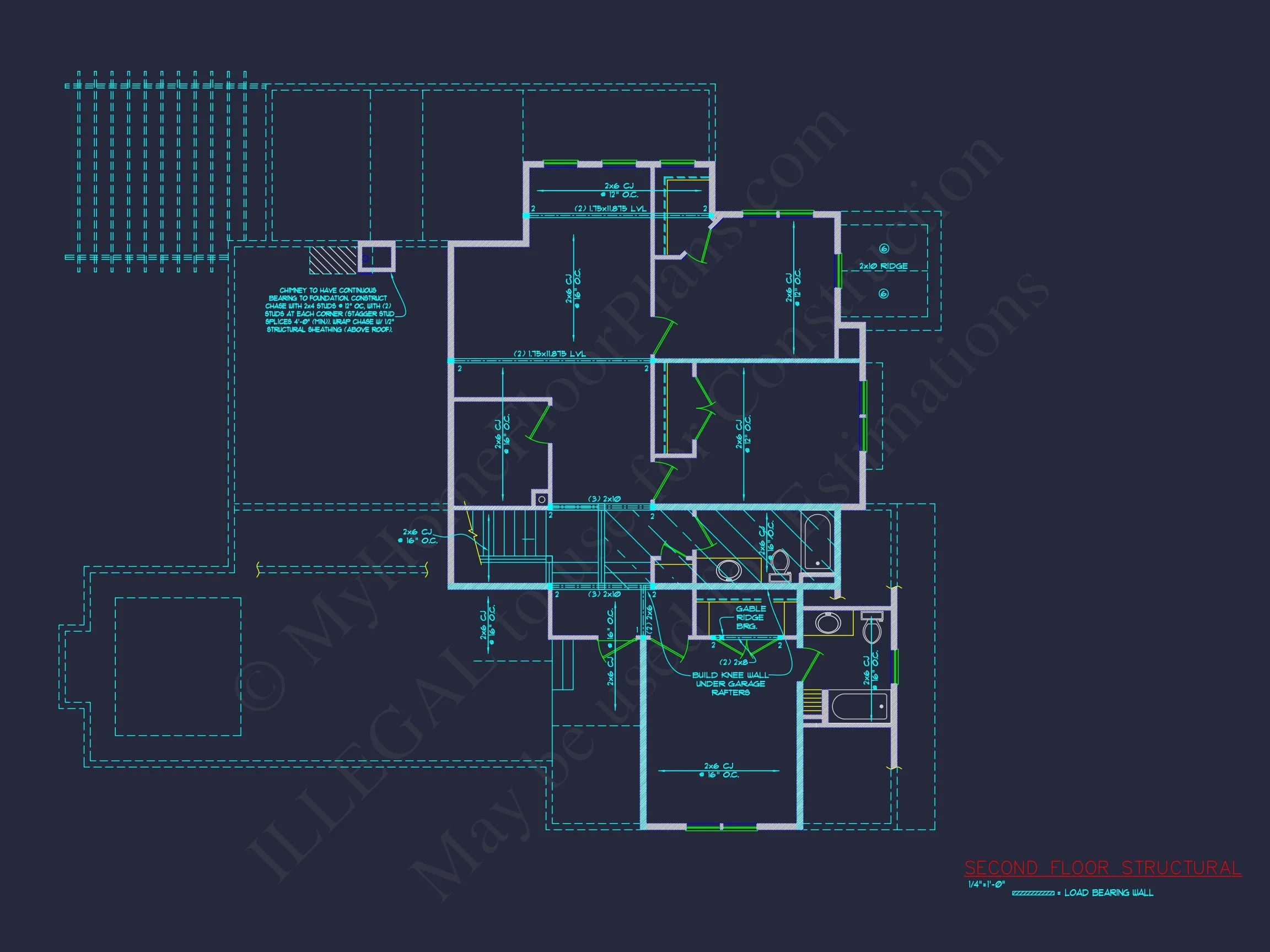 10-1461 HOUSE PLAN - Traditional 2-Story House Plan & Blueprint (4231 Sq Ft) - CAD Designs 14 Traditional 2-Story house Plan & Blueprint (4231 Sq Ft) - CAD Designs