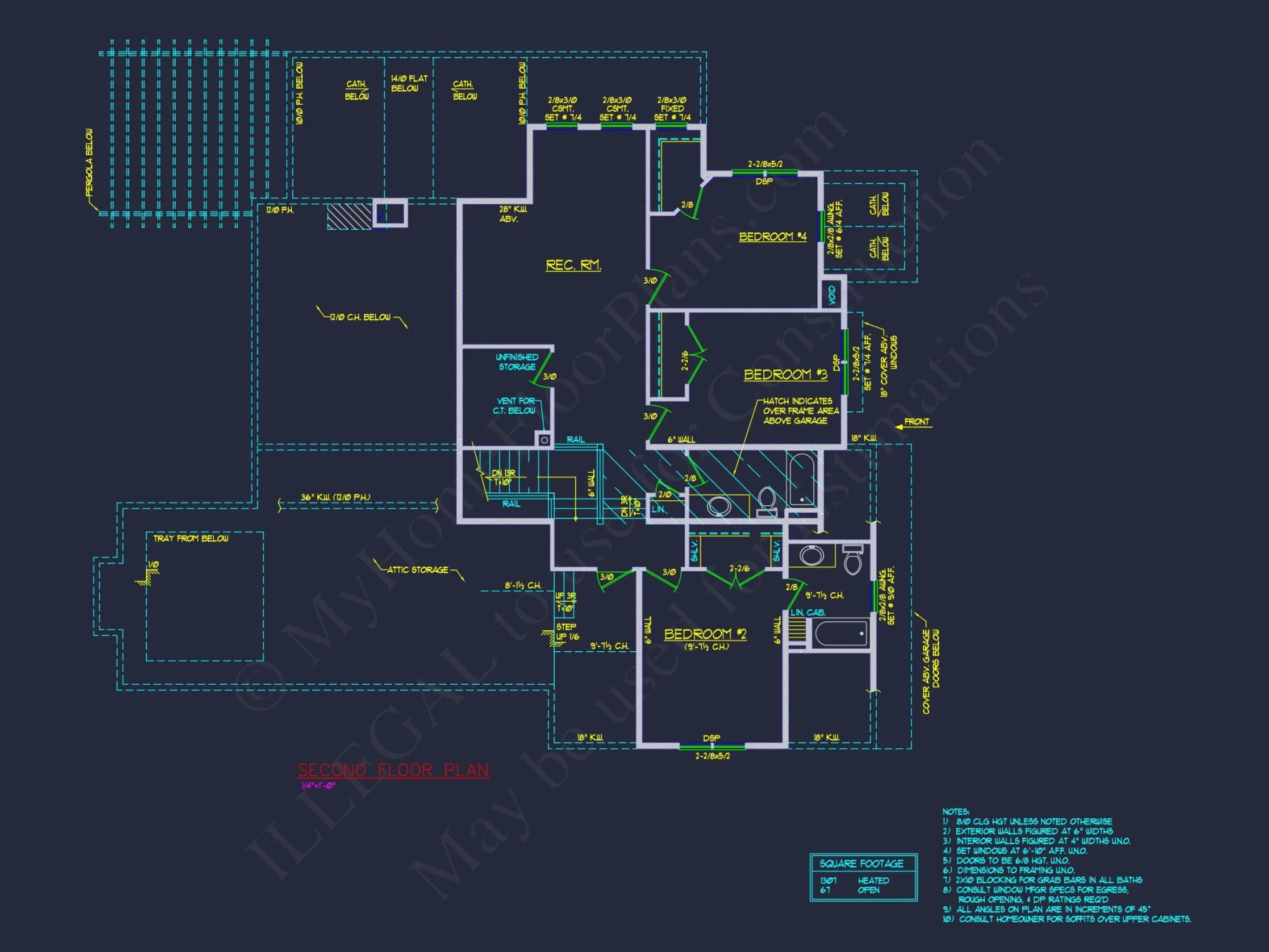 Traditional 2-Story house Plan & Blueprint (4231 Sq Ft) - CAD Designs