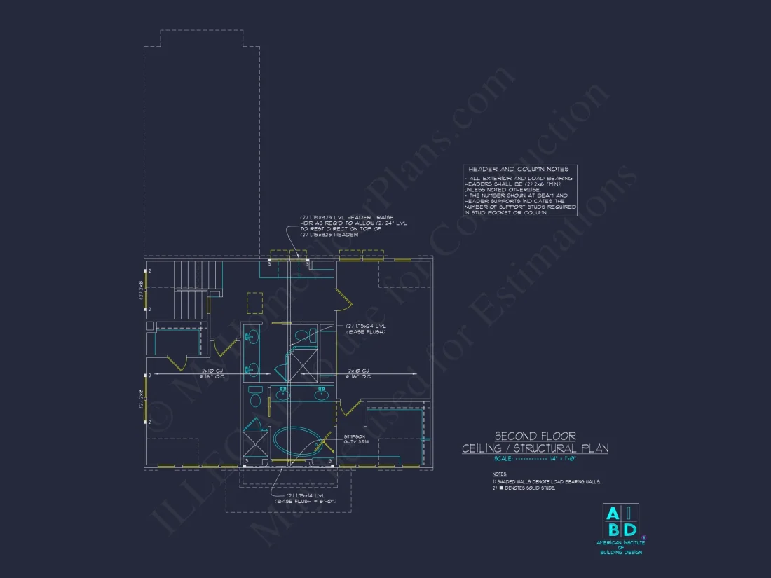 Stylish house Plan With 2 Floors, CAD Designs & Blueprints