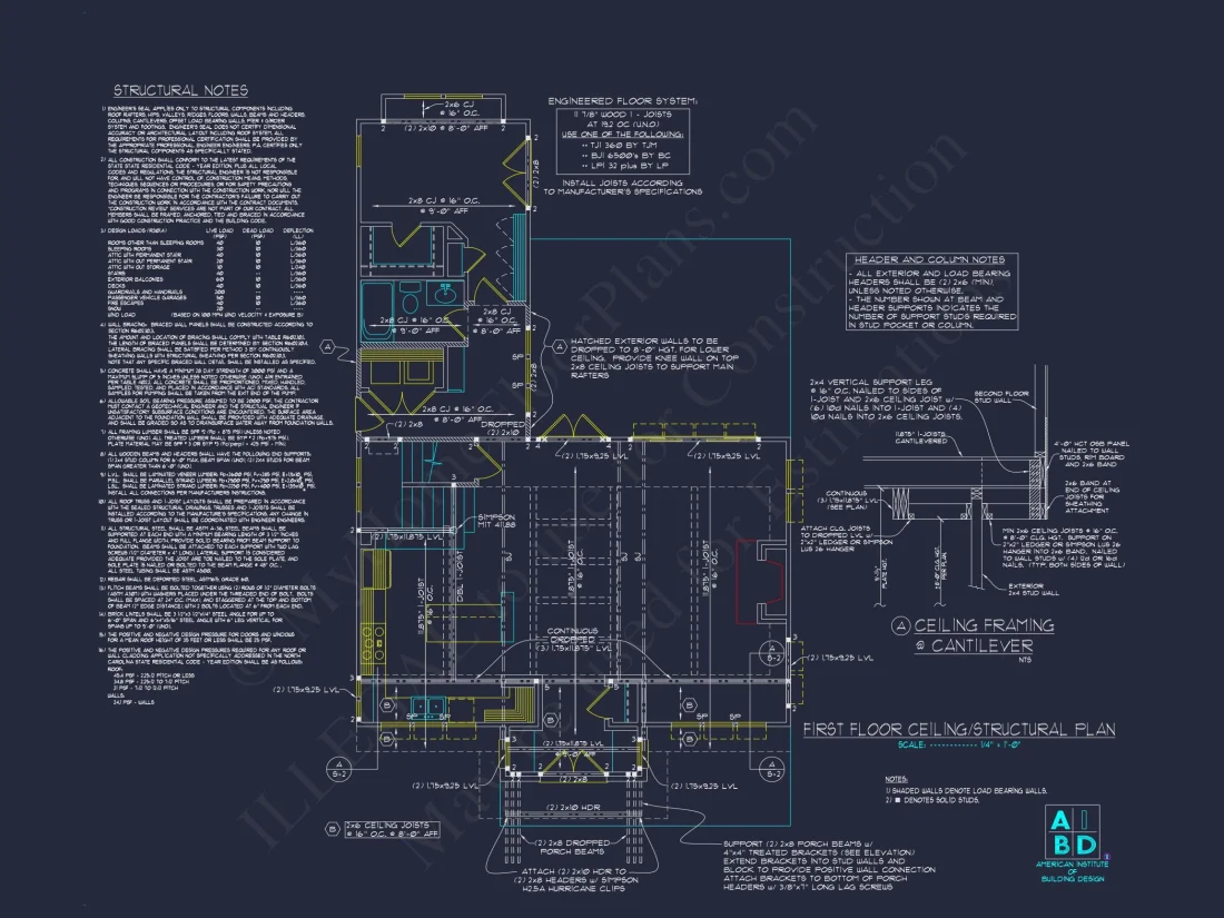Stylish house Plan With 2 Floors, CAD Designs & Blueprints