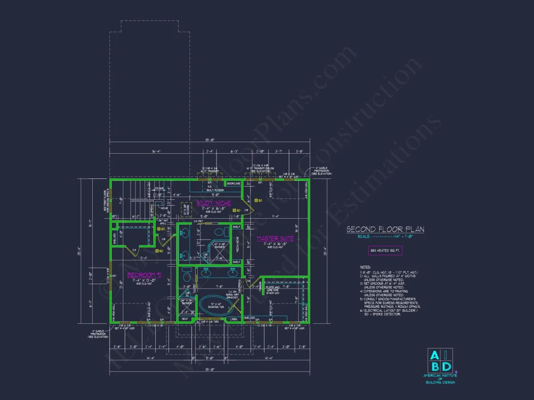 Stylish house Plan With 2 Floors, CAD Designs & Blueprints