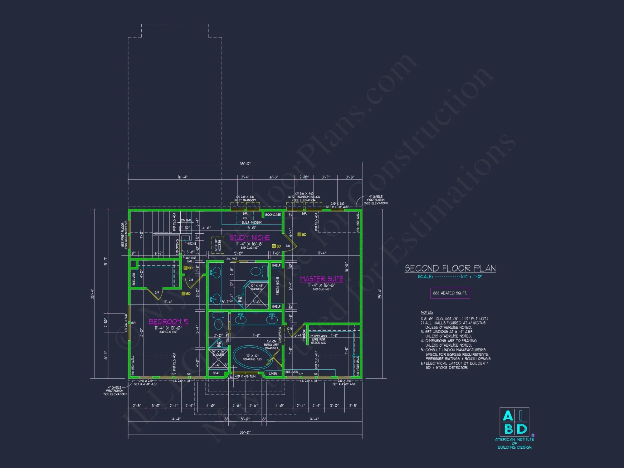 Stylish house Plan With 2 Floors, CAD Designs & Blueprints