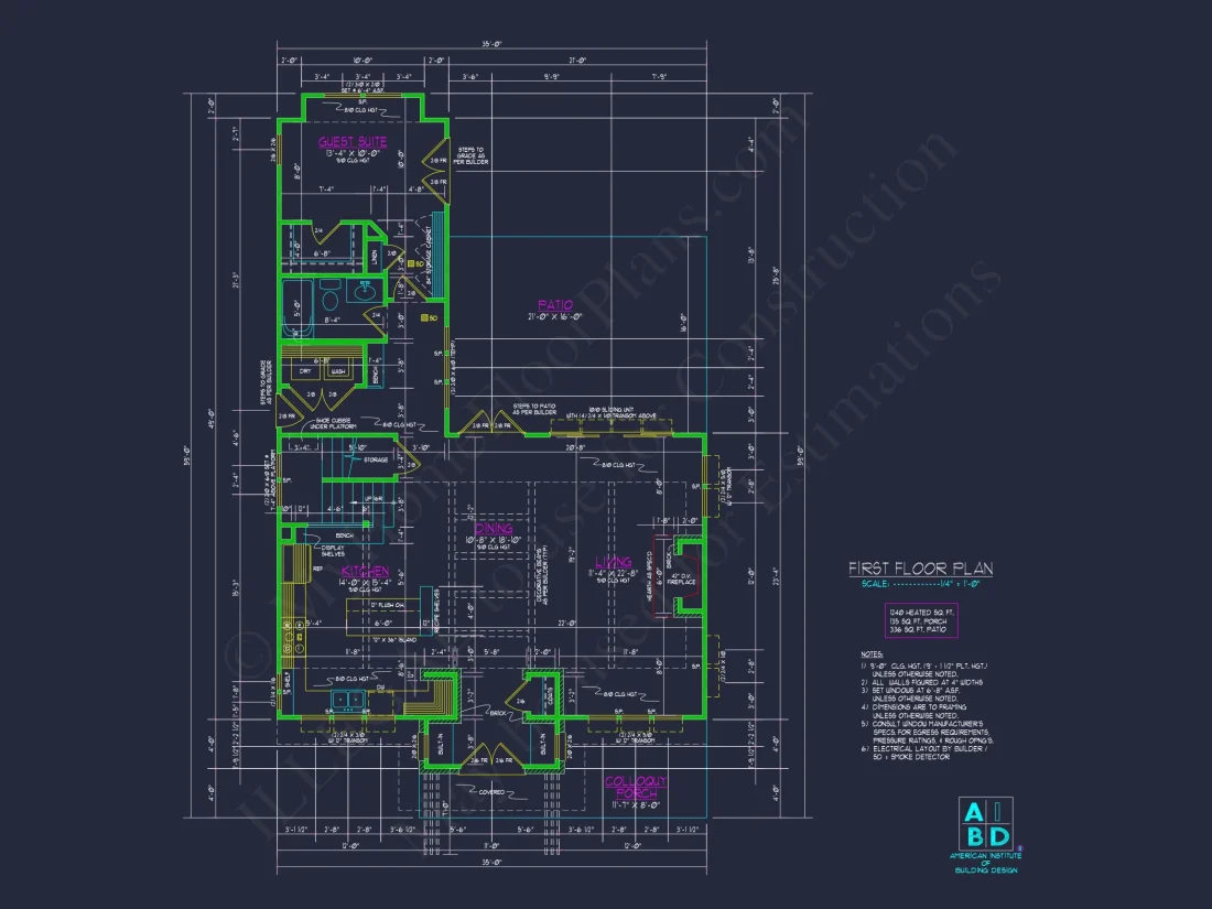 Stylish house Plan With 2 Floors, CAD Designs & Blueprints