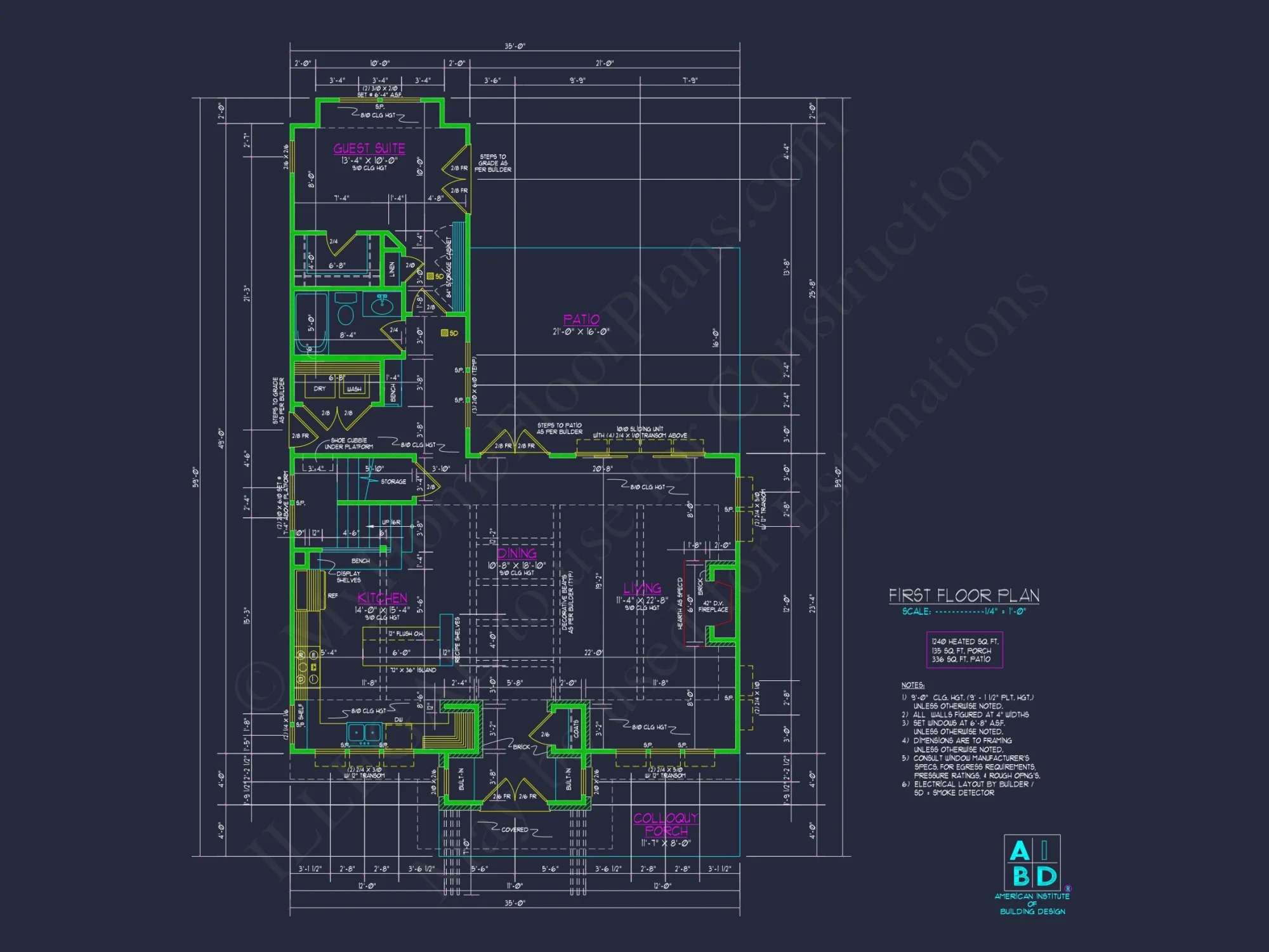 Stylish house Plan With 2 Floors, CAD Designs & Blueprints