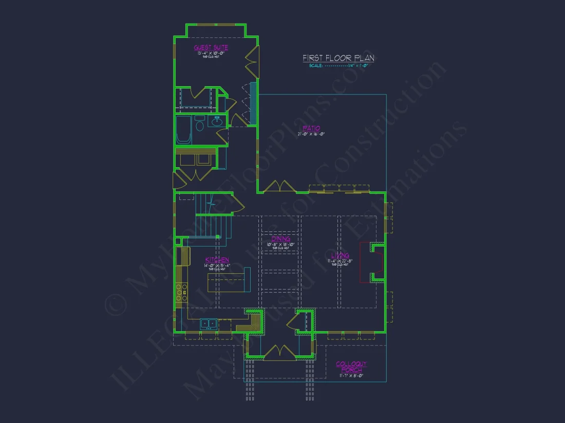 Stylish house Plan With 2 Floors, CAD Designs & Blueprints