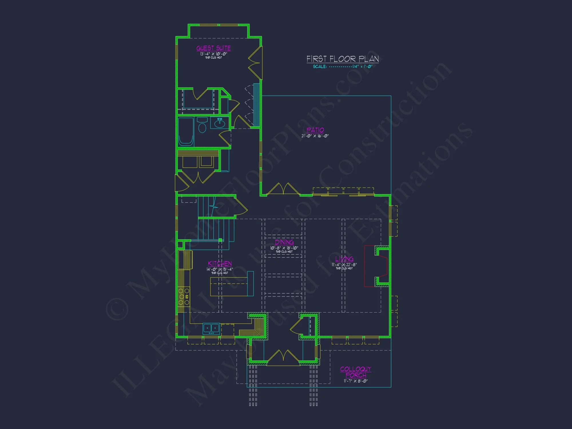 Stylish house Plan With 2 Floors, CAD Designs & Blueprints