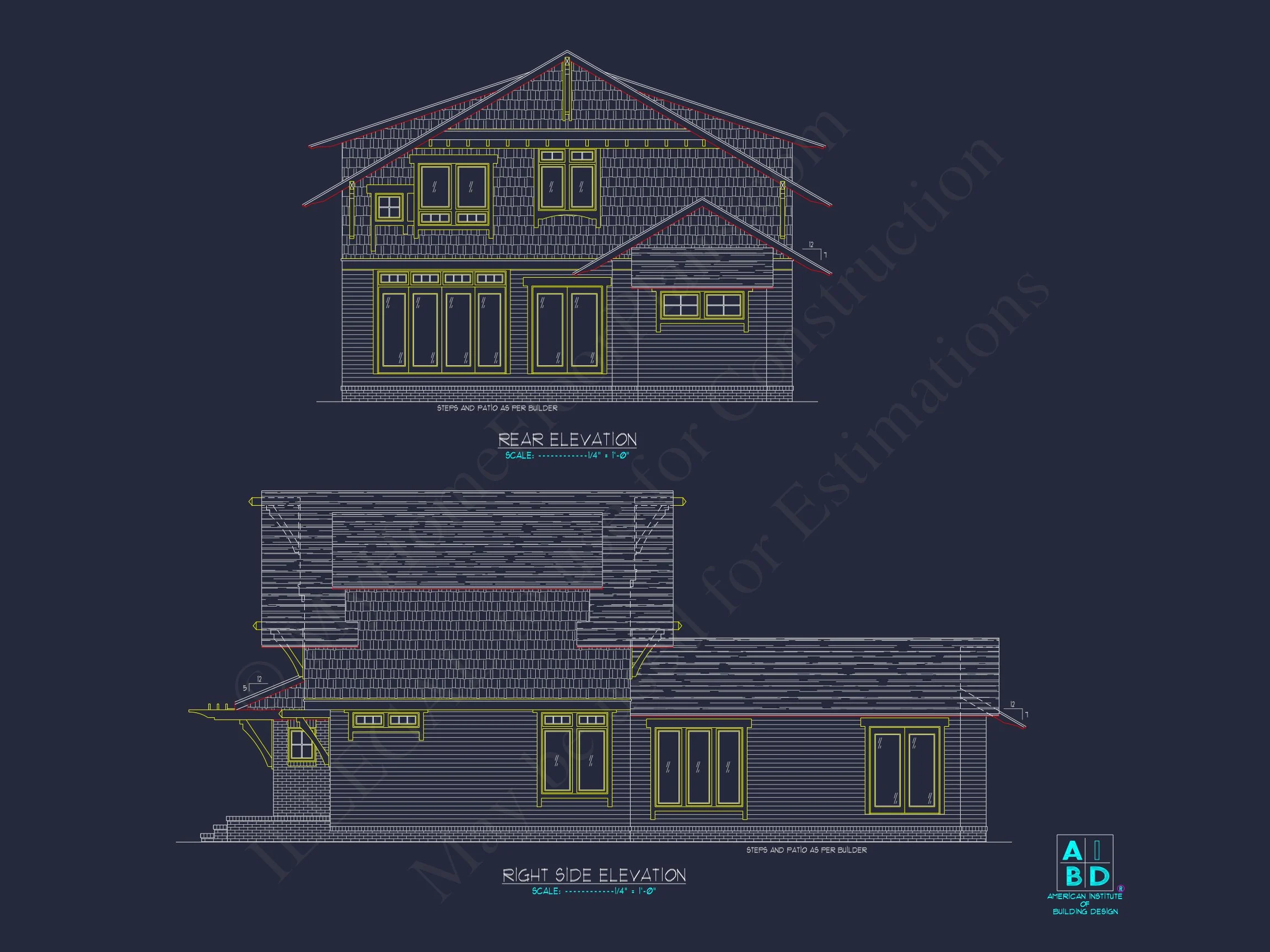 10-1389B HOUSE PLAN - Stylish House Plan With 2 Floors, CAD Designs & Blueprints 7 Stylish house Plan With 2 Floors, CAD Designs & Blueprints