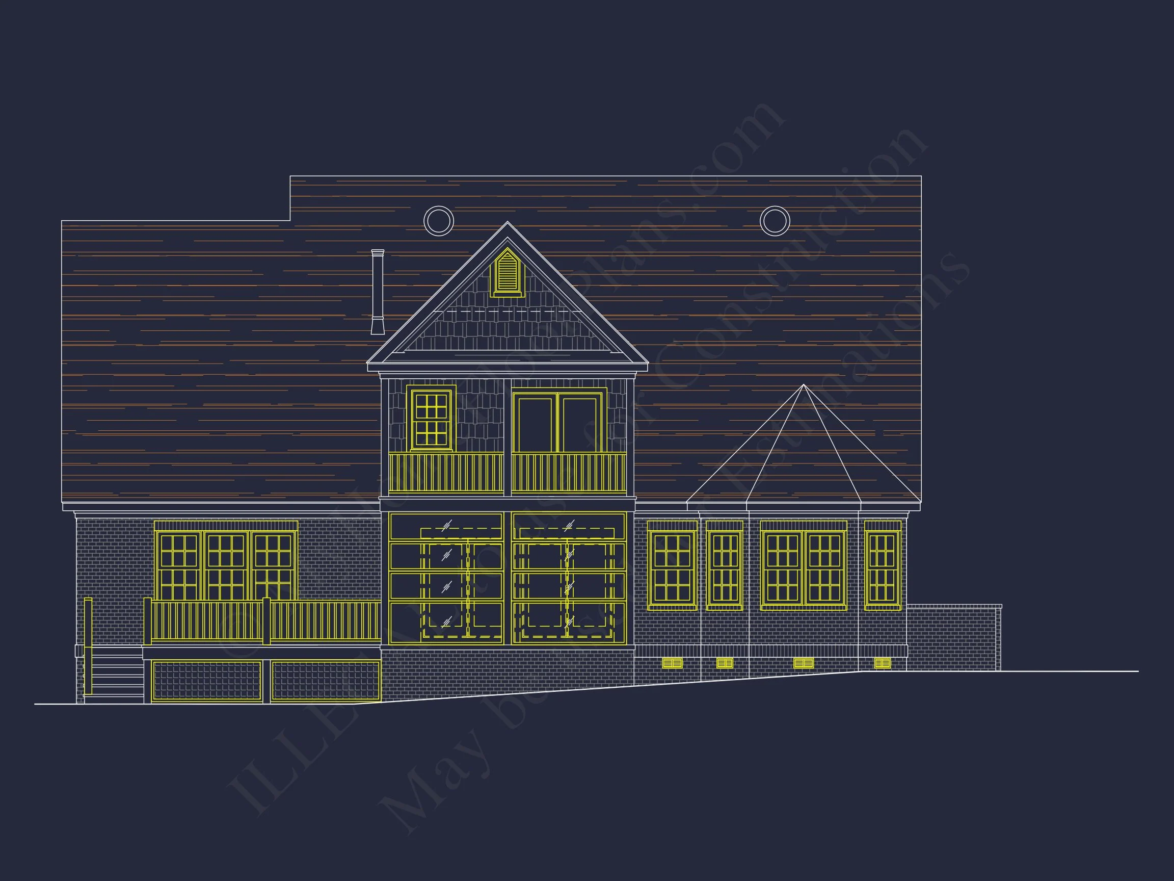 10-1079 HOUSE PLAN - Traditional 2-Story House Plan with 4 Bedrooms and 3-Car Garage | 3126 Sq Ft 5 3126 Sq Ft
