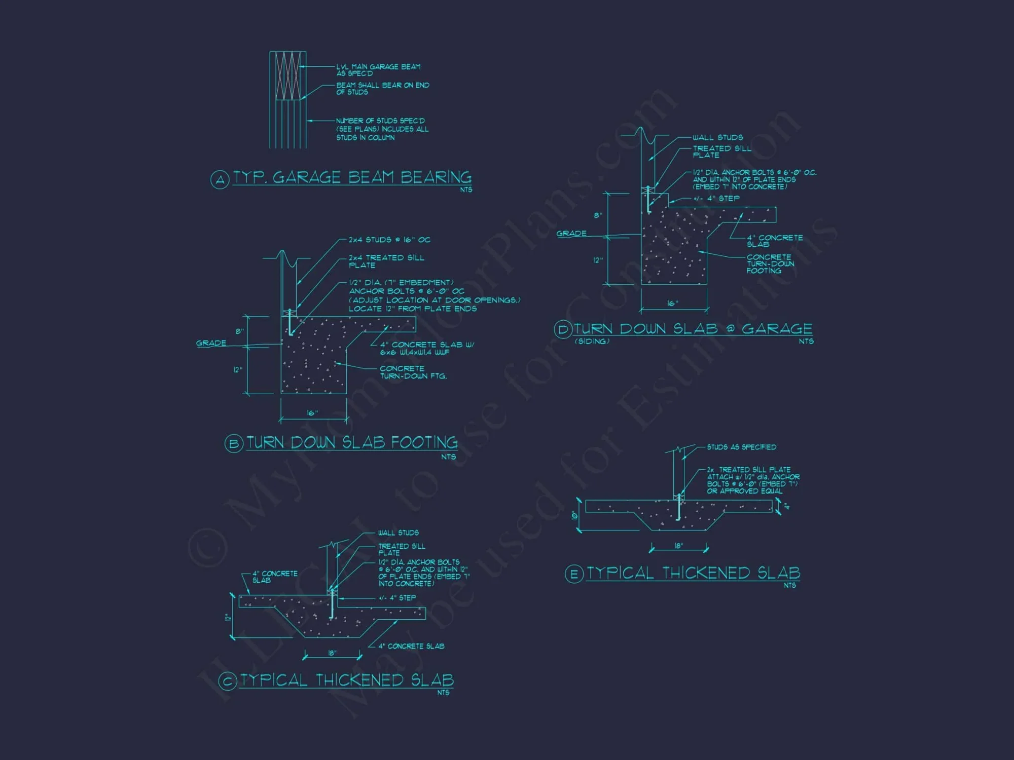 2 Story Traditional house Plan with 4 Bedrooms and Open Floor Plan