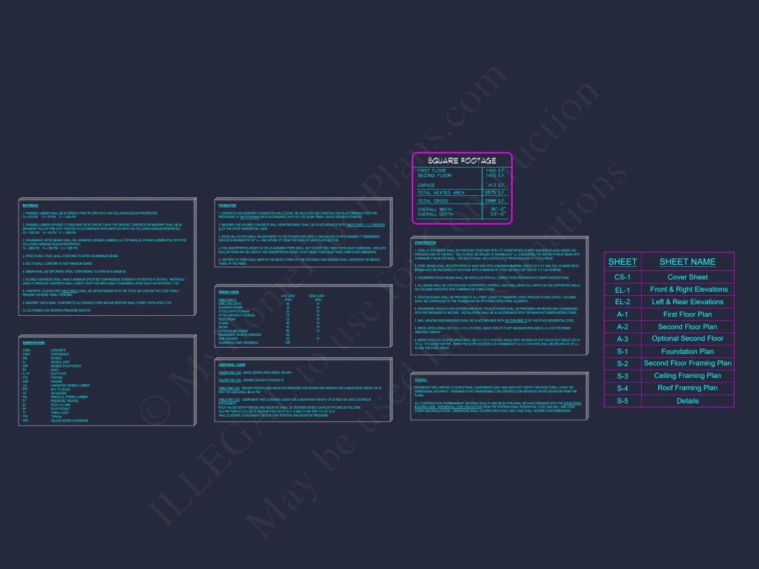 2 Story Traditional house Plan with 4 Bedrooms and Open Floor Plan