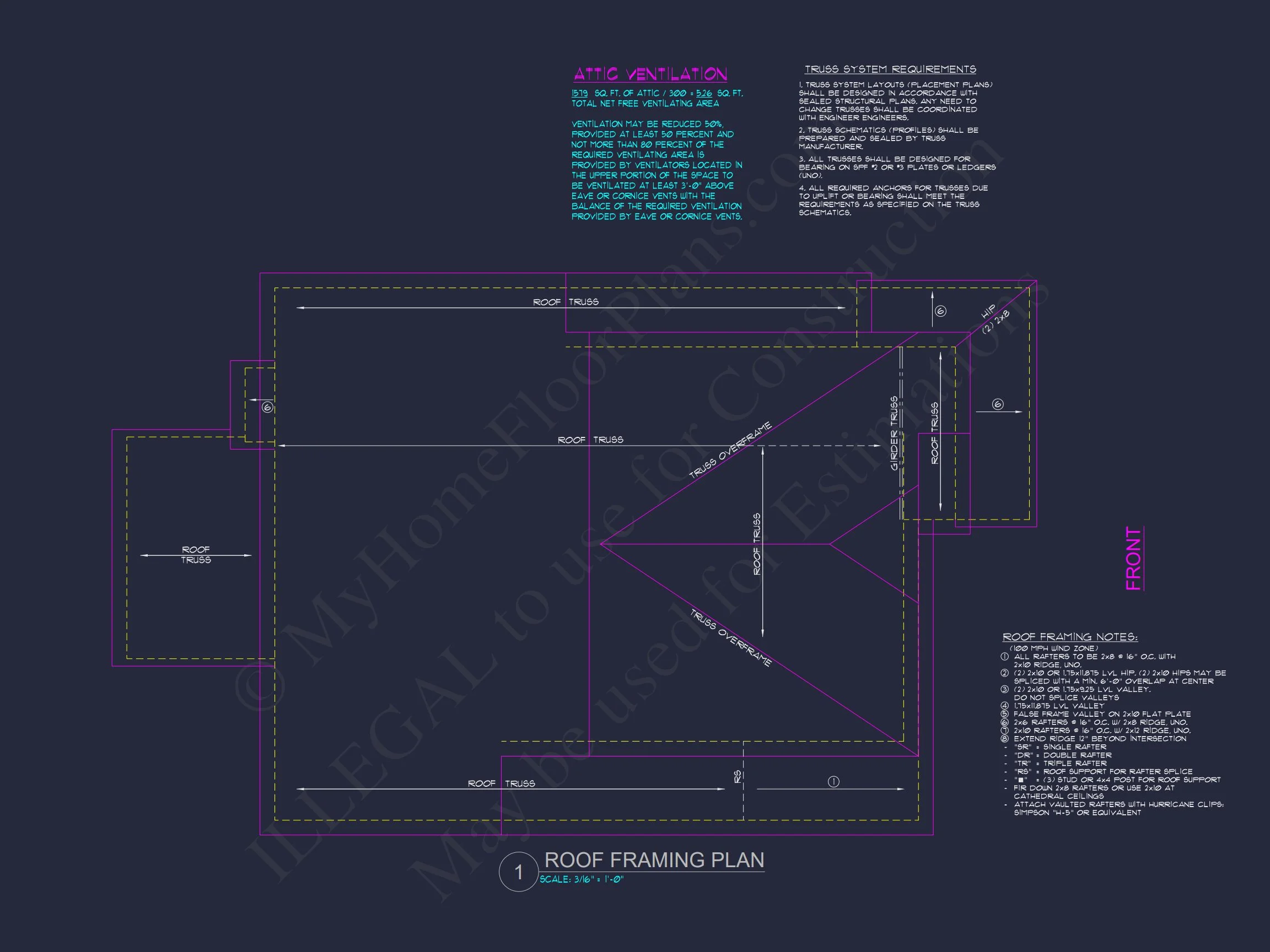 9-1756 HOUSE PLAN - 2-Story Traditional House Plan with 4 Bedrooms and Open Floor Plan 15 2-Story Traditional house Plan with 4 Bedrooms and Open Floor Plan