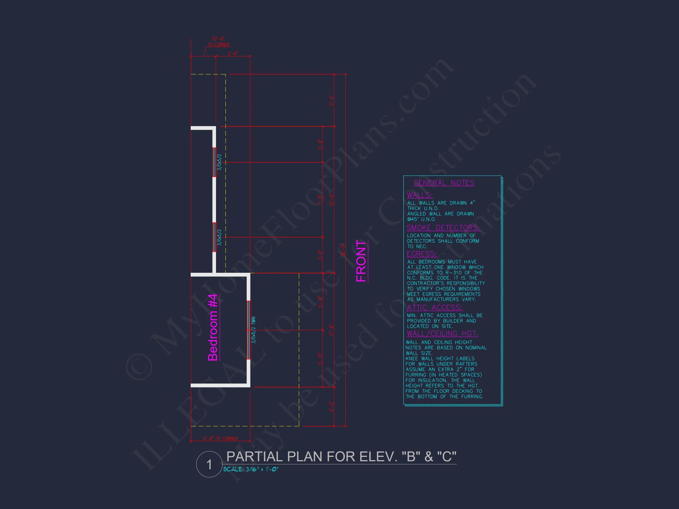 9-1756 HOUSE PLAN - 2-Story Traditional House Plan with 4 Bedrooms and Open Floor Plan 11 2-Story Traditional house Plan with 4 Bedrooms and Open Floor Plan