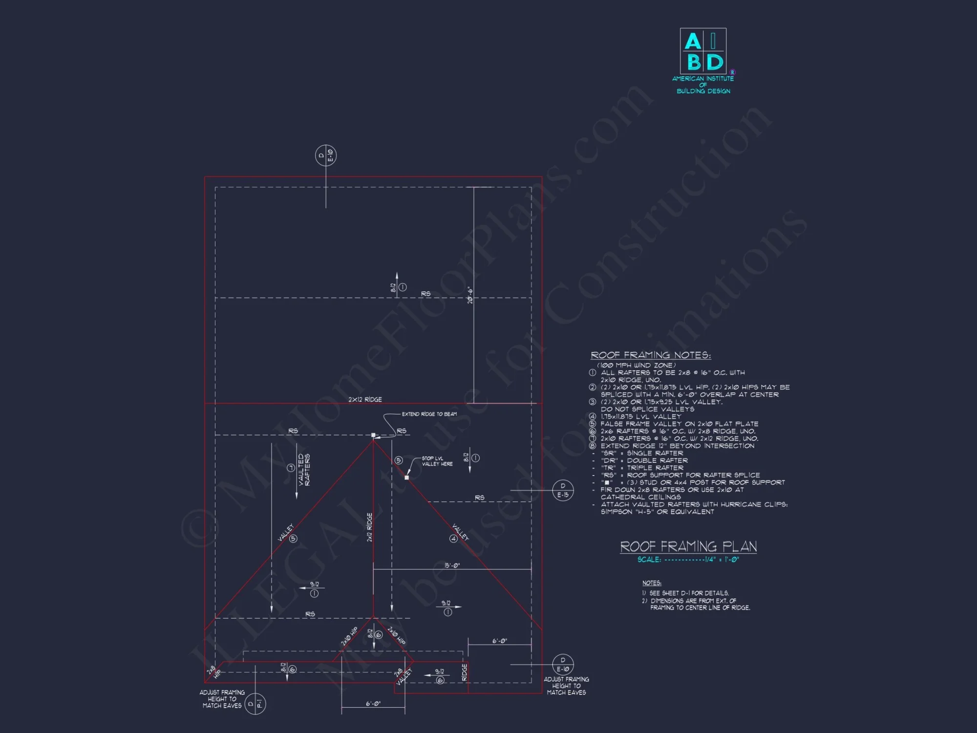 Craftsman house Plan: 2-Story Floor Plan with CAD Designs