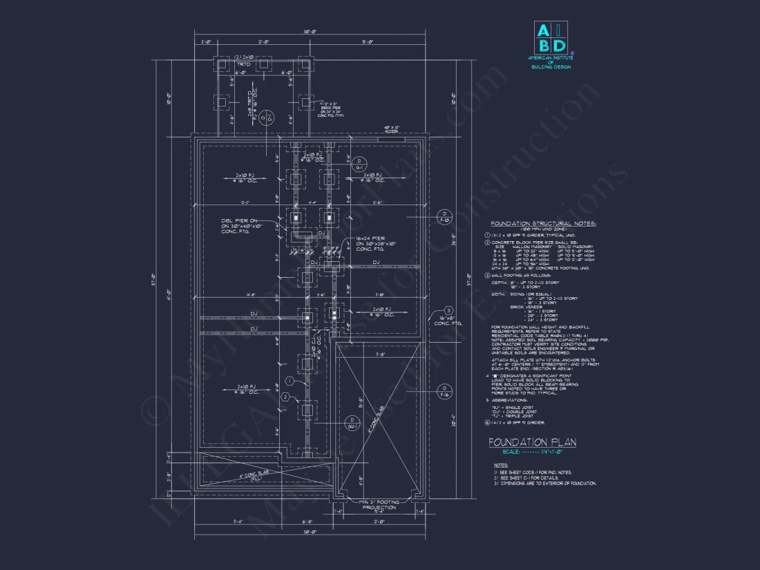 Craftsman house Plan: 2-Story Floor Plan with CAD Designs