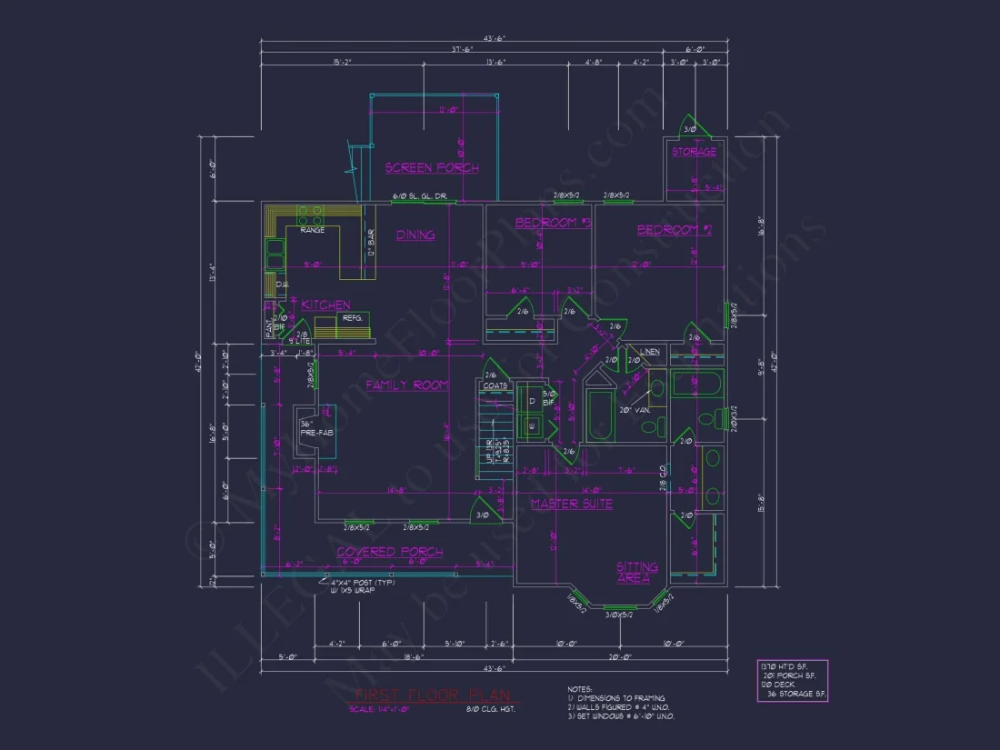Beautiful 2-Story house Plan with CAD Designs and Blueprint