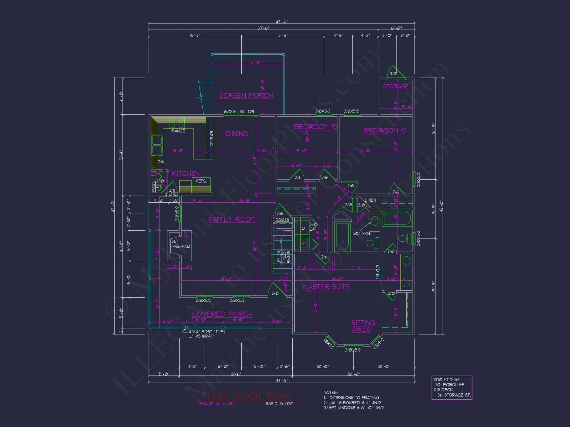 Beautiful 2-Story house Plan with CAD Designs and Blueprint