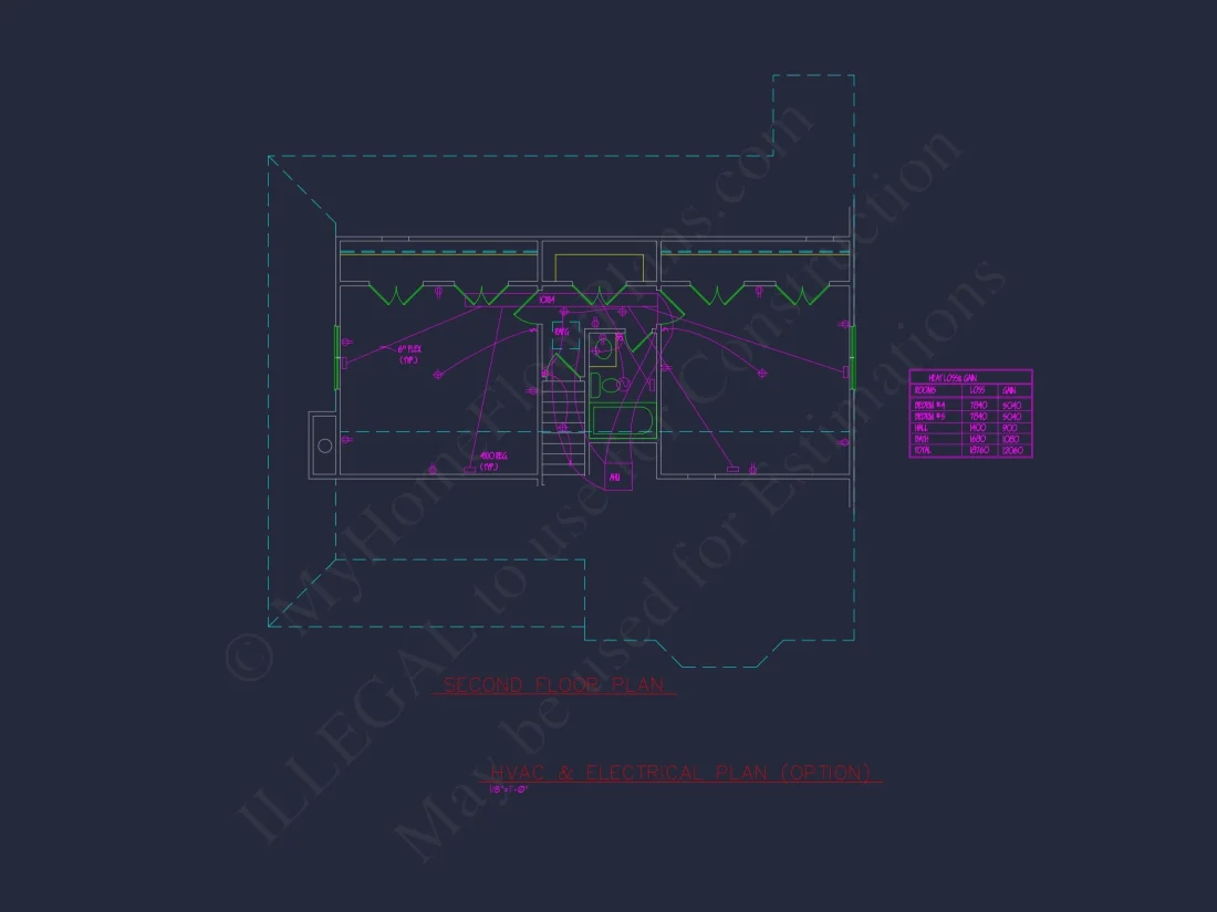 Beautiful 2-Story house Plan with CAD Designs and Blueprint