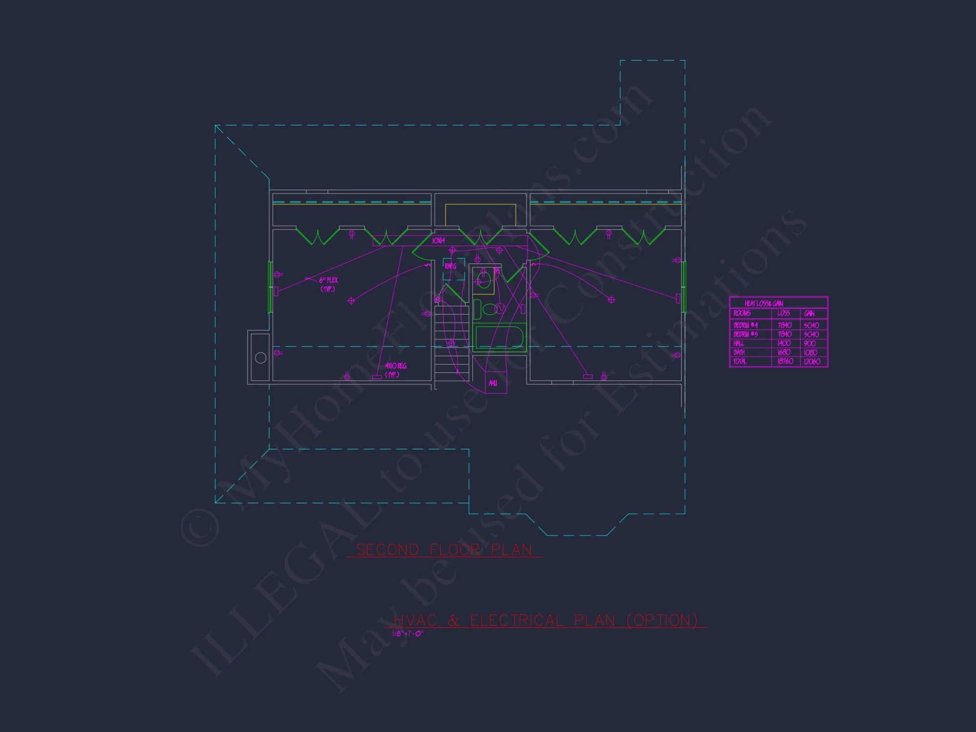 Beautiful 2-Story house Plan with CAD Designs and Blueprint