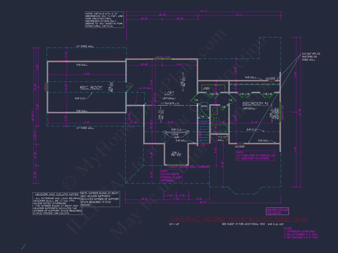Beautiful 2-Story house Plan with CAD Designs and Blueprint