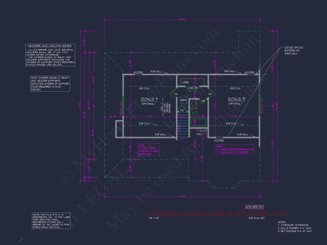 Beautiful 2-Story house Plan with CAD Designs and Blueprint